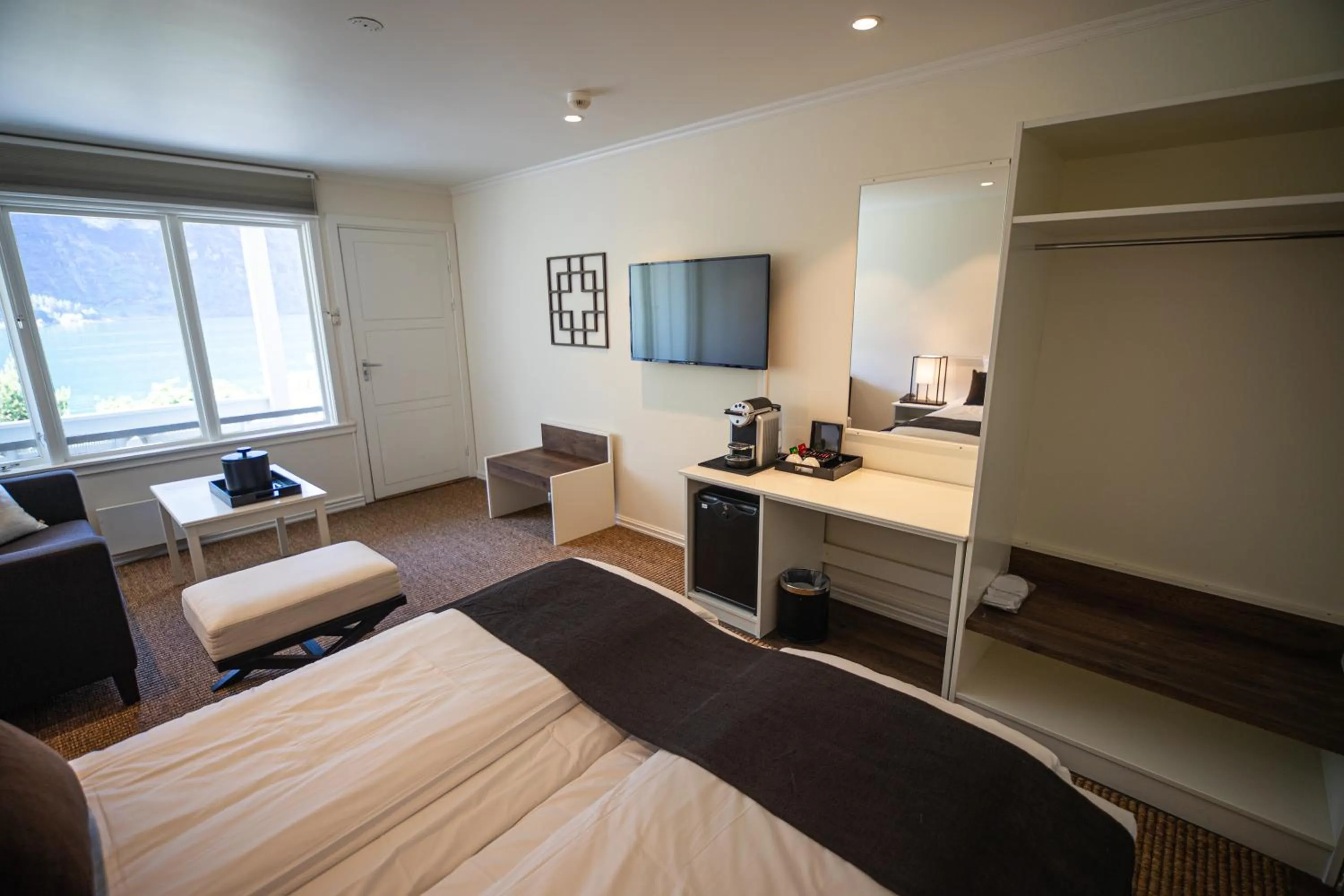 Bed in Grande Fjord Hotel