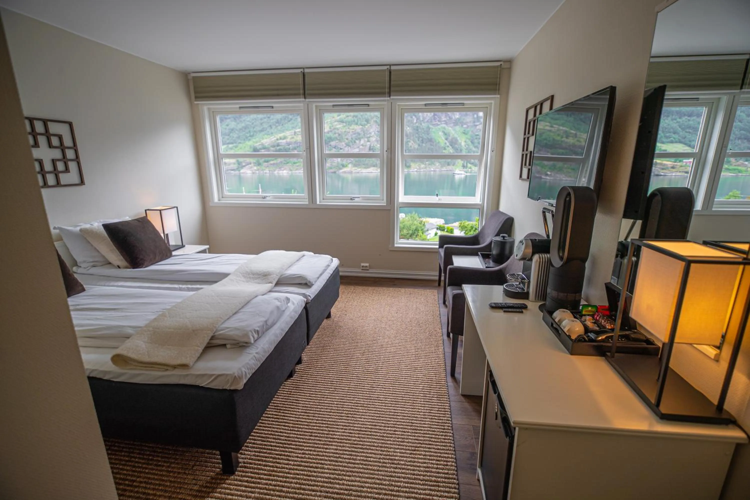 Bed in Grande Fjord Hotel