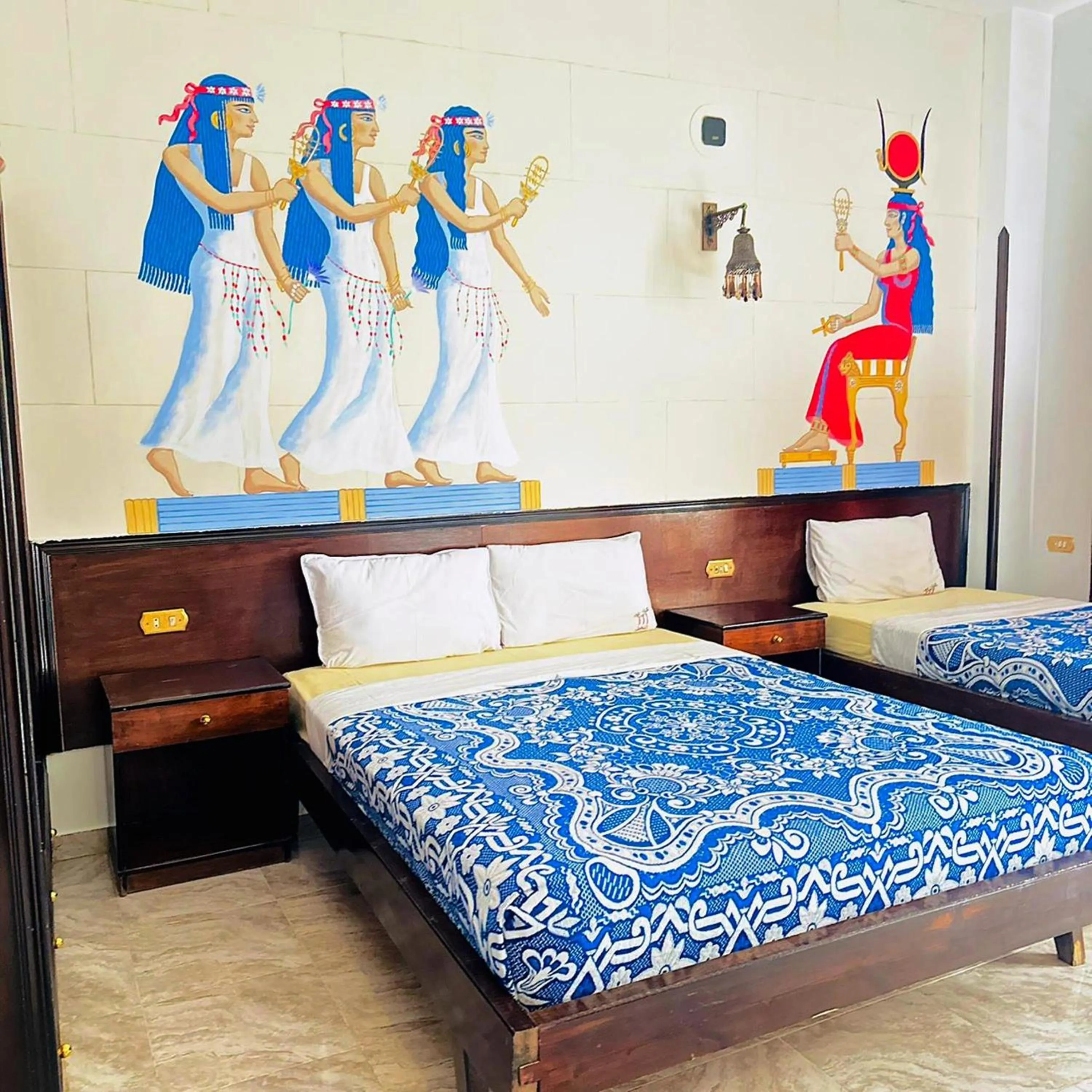 Bedroom, Bed in El Nakhil Hotel