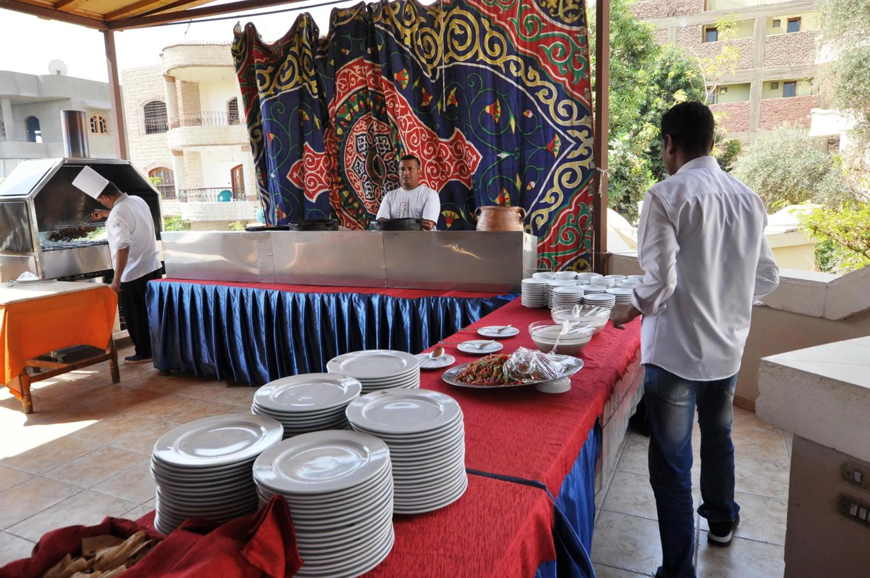 Staff in El Nakhil Hotel