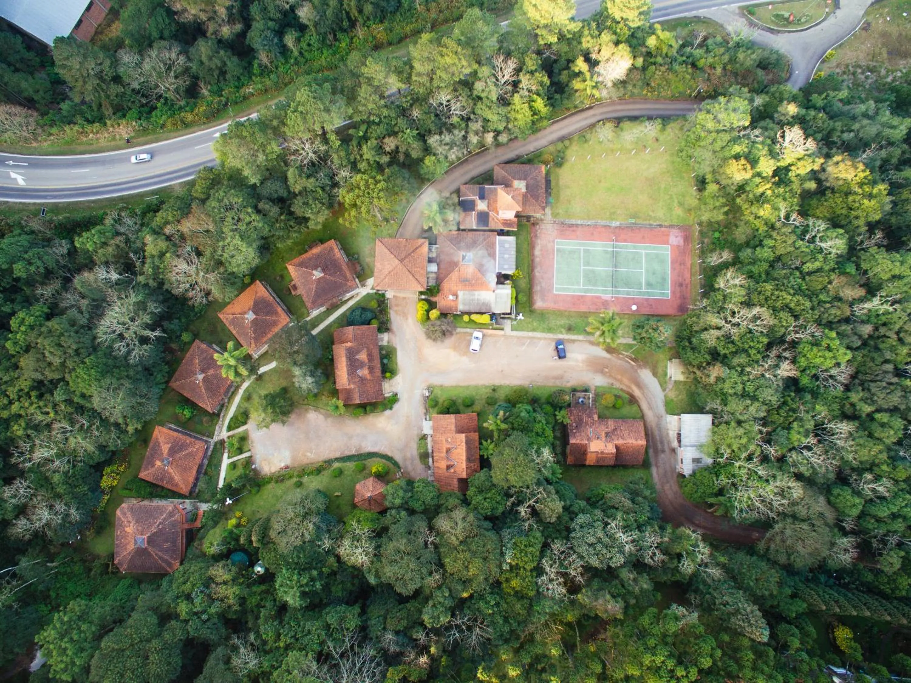 Bird's eye view in Pousada Rosa