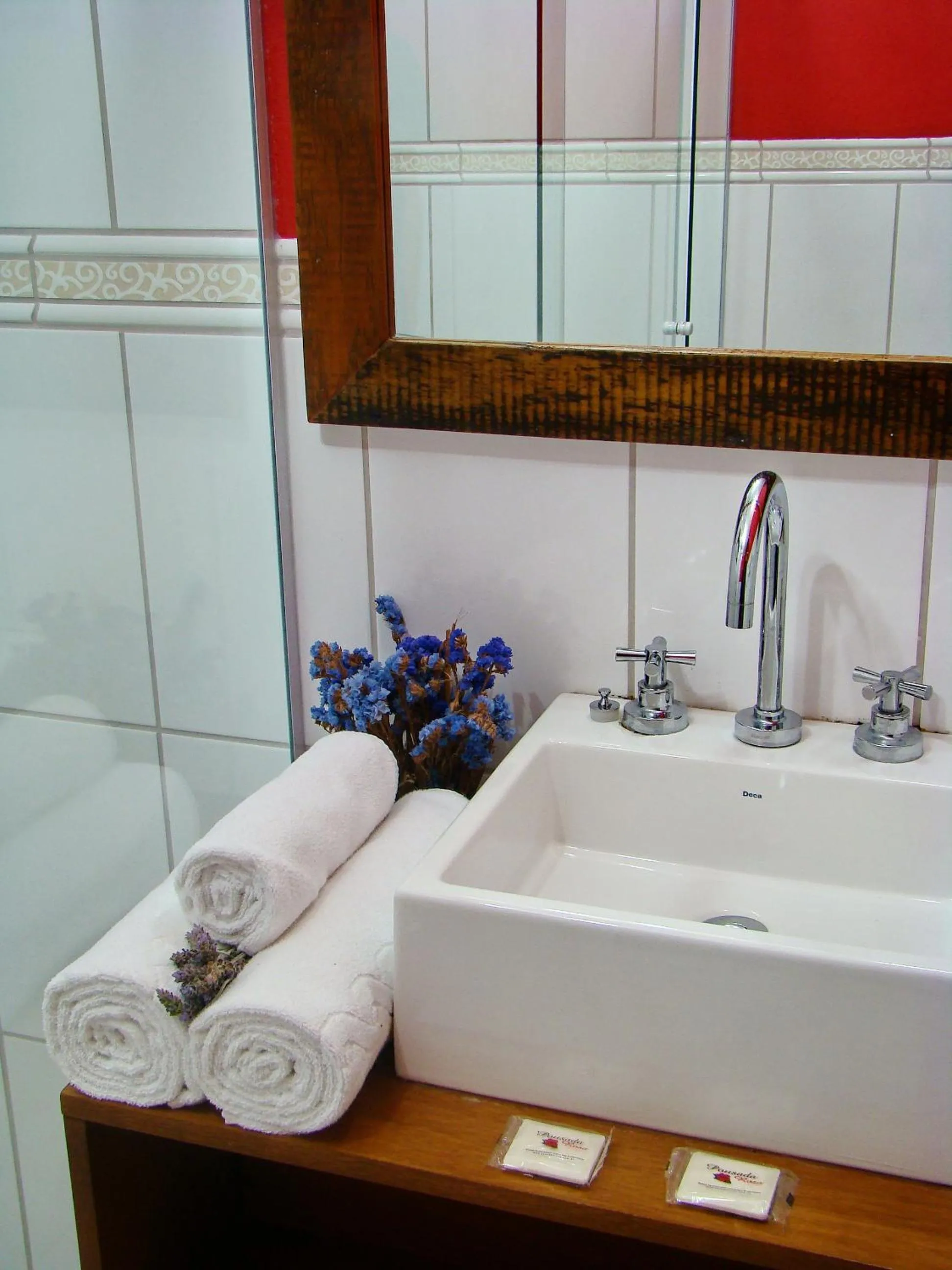 Bathroom in Pousada Rosa