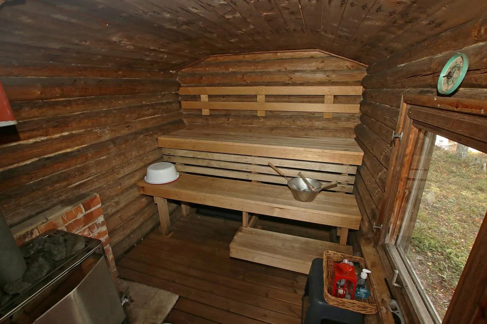 Sauna in Kuukkeli Log Houses Villa Aurora "Pupula"