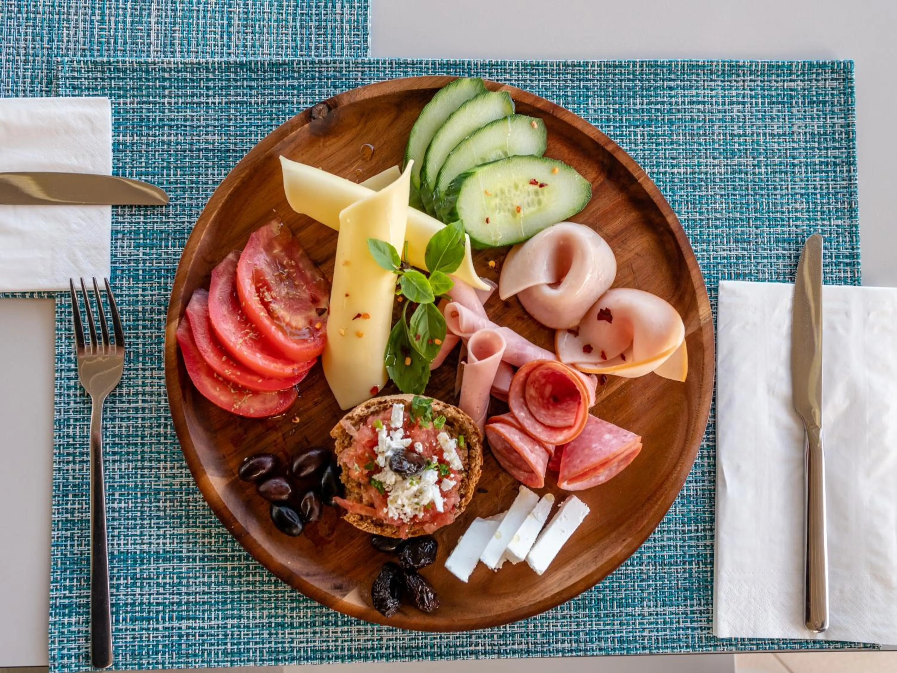 Buffet breakfast in Marinos Beach Hotel