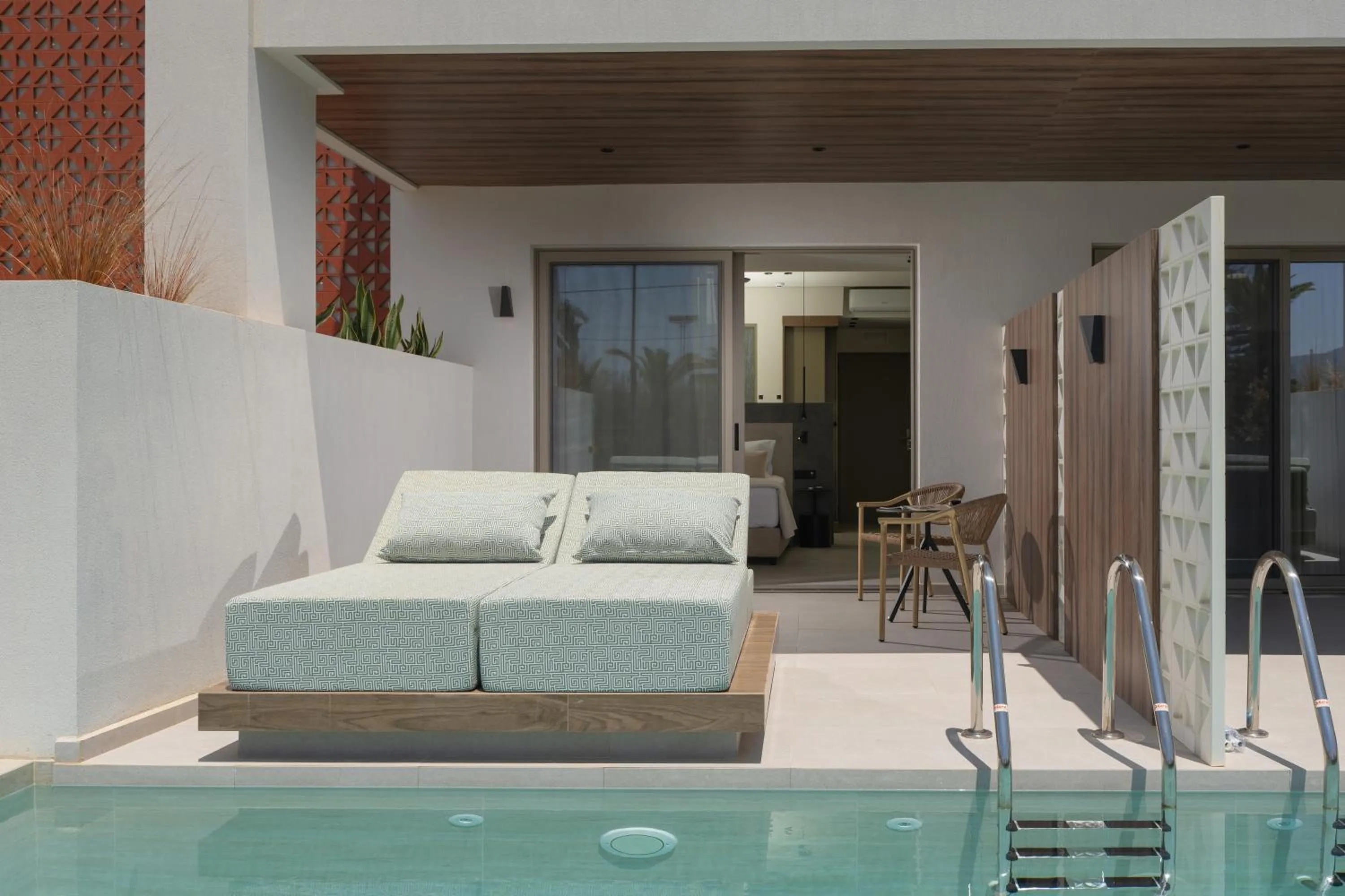 Balcony/Terrace in Marinos Beach Hotel