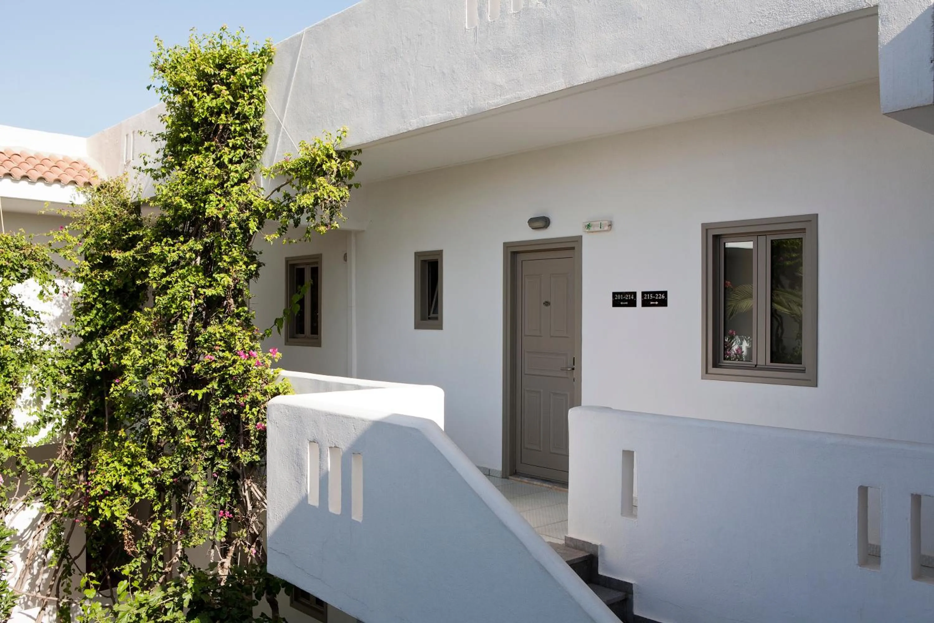 Facade/entrance in Marinos Beach Hotel