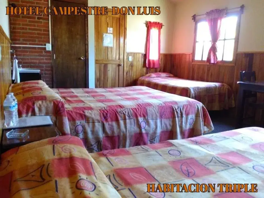 Basic Triple Room in Hotel Campestre Don Luis Basic Triple Room in Hotel Campestre Don Luis
