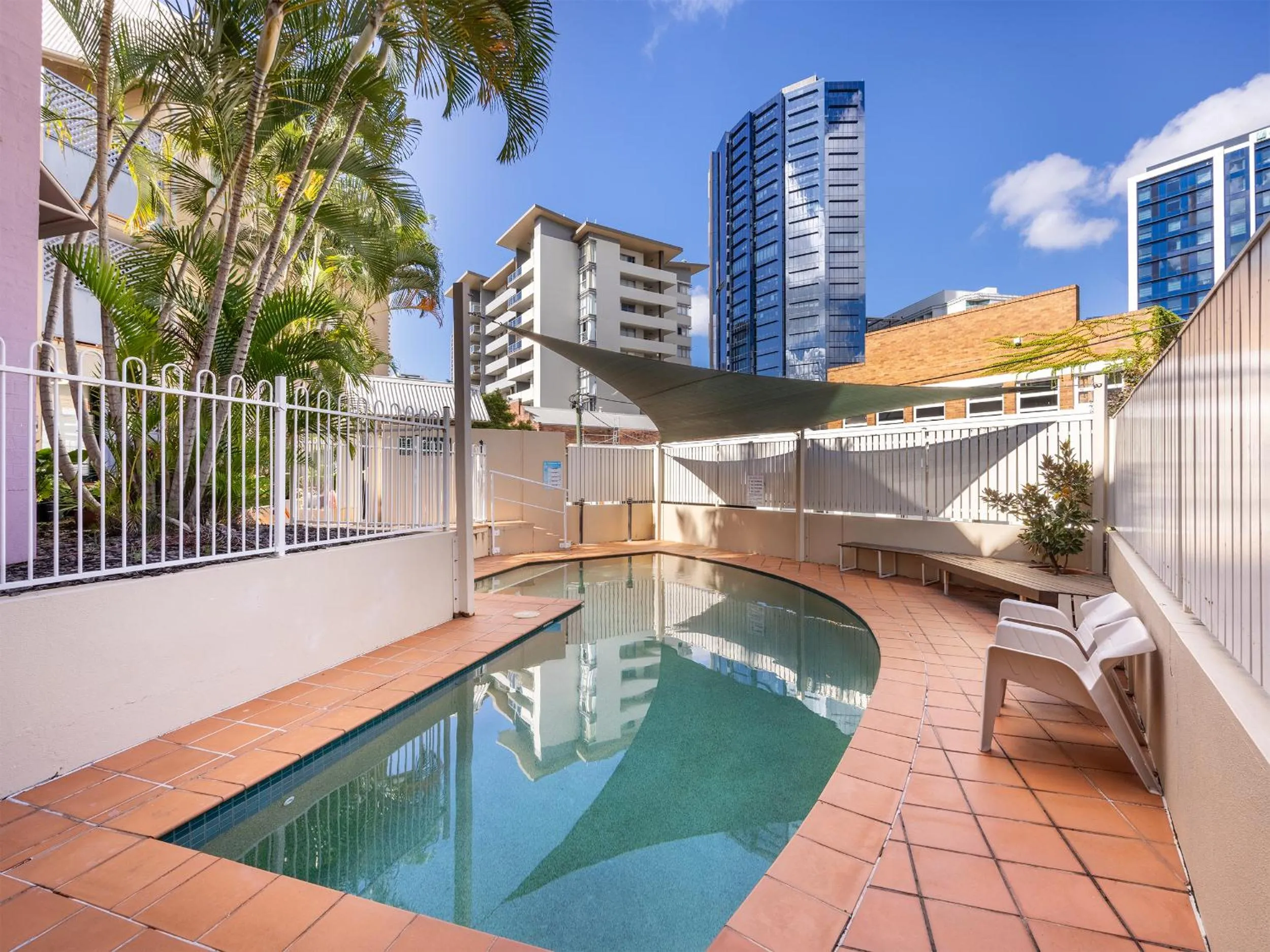 Pool view in Spring Hill Gardens Apartments