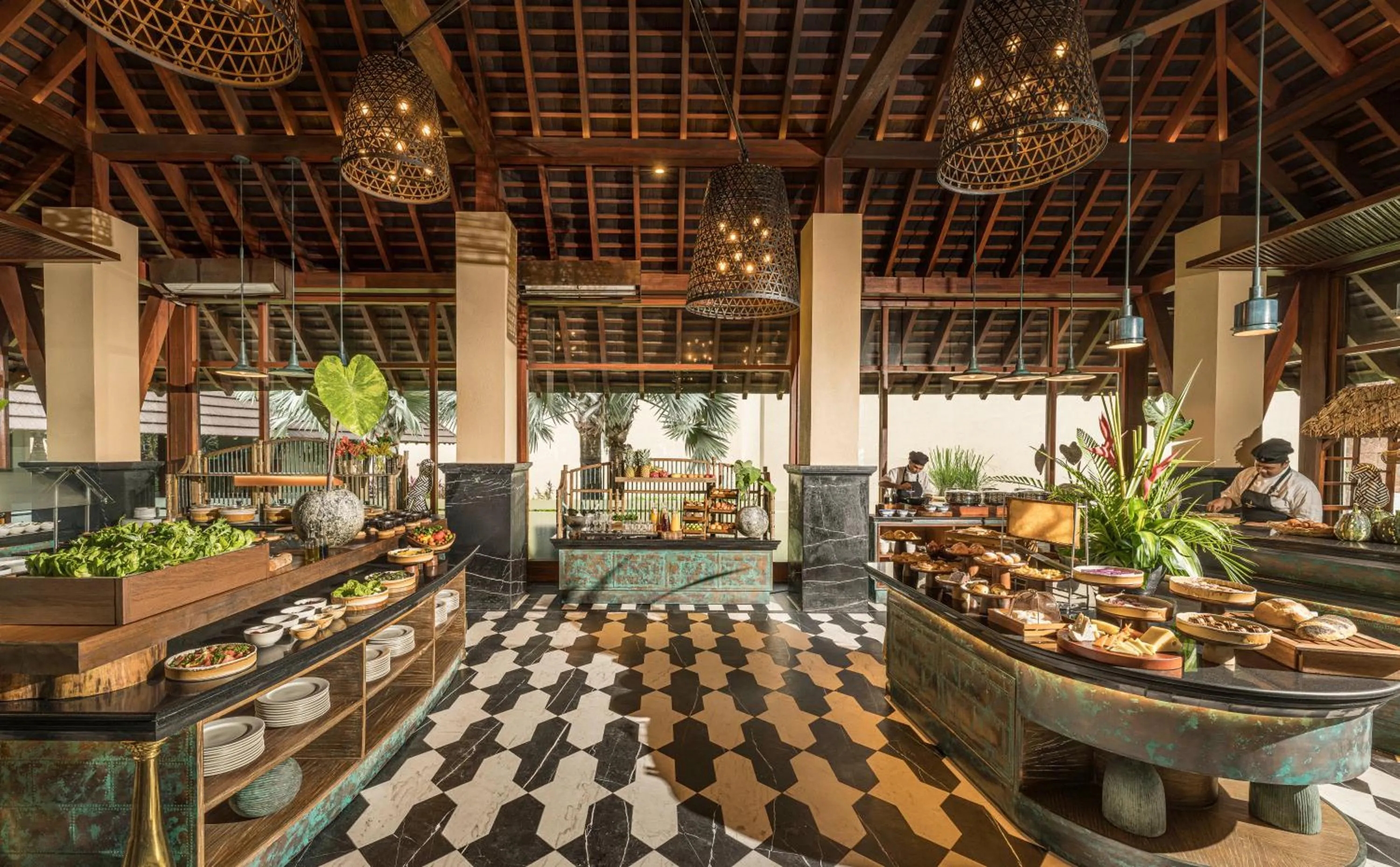 Dining area in Four Seasons Resort Langkawi