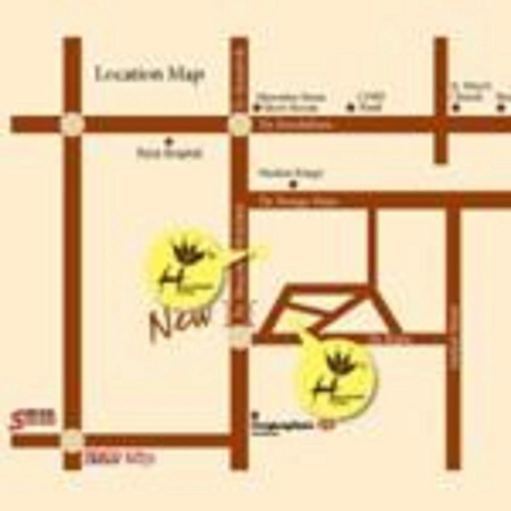 Location in Hallmark Express Hotel