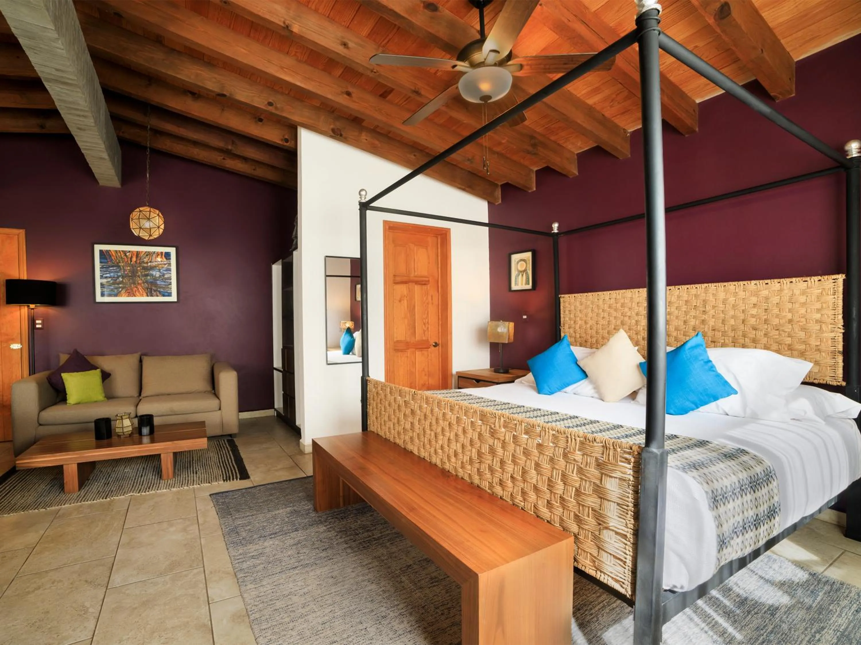 Bed in Hotel Amate del Rio