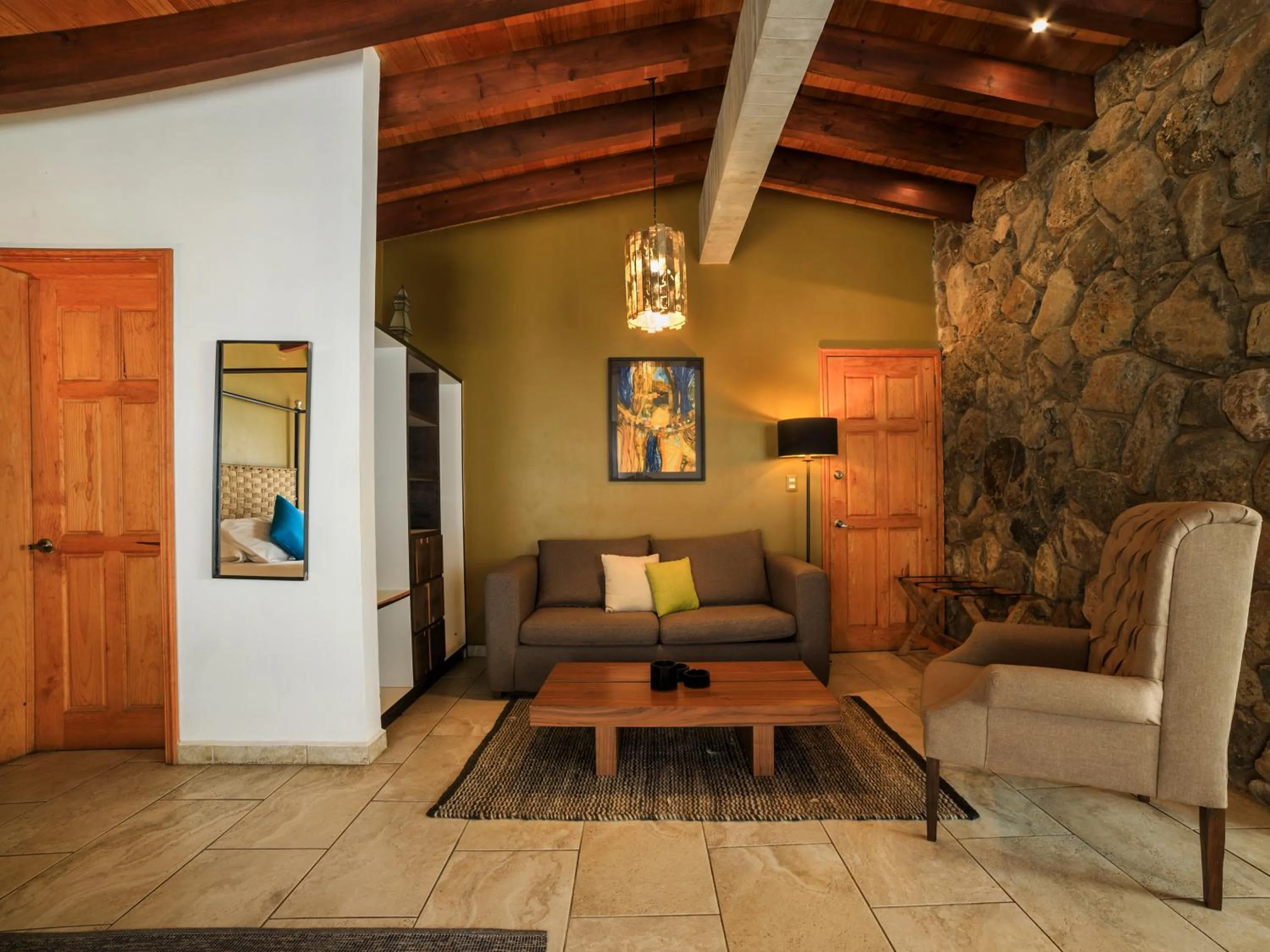 Living room in Hotel Amate del Rio