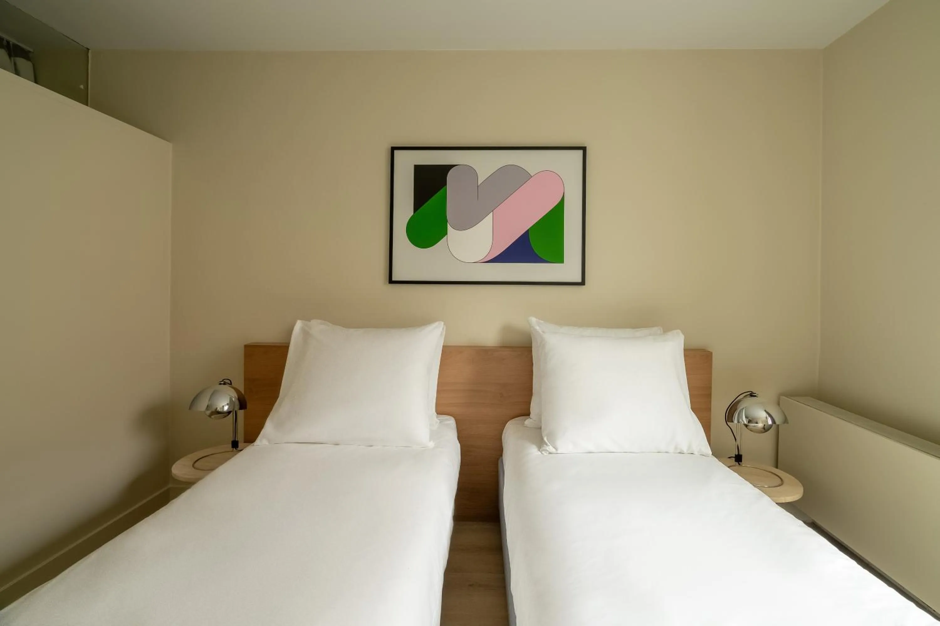 Bed in Numa Amsterdam Oosterpark