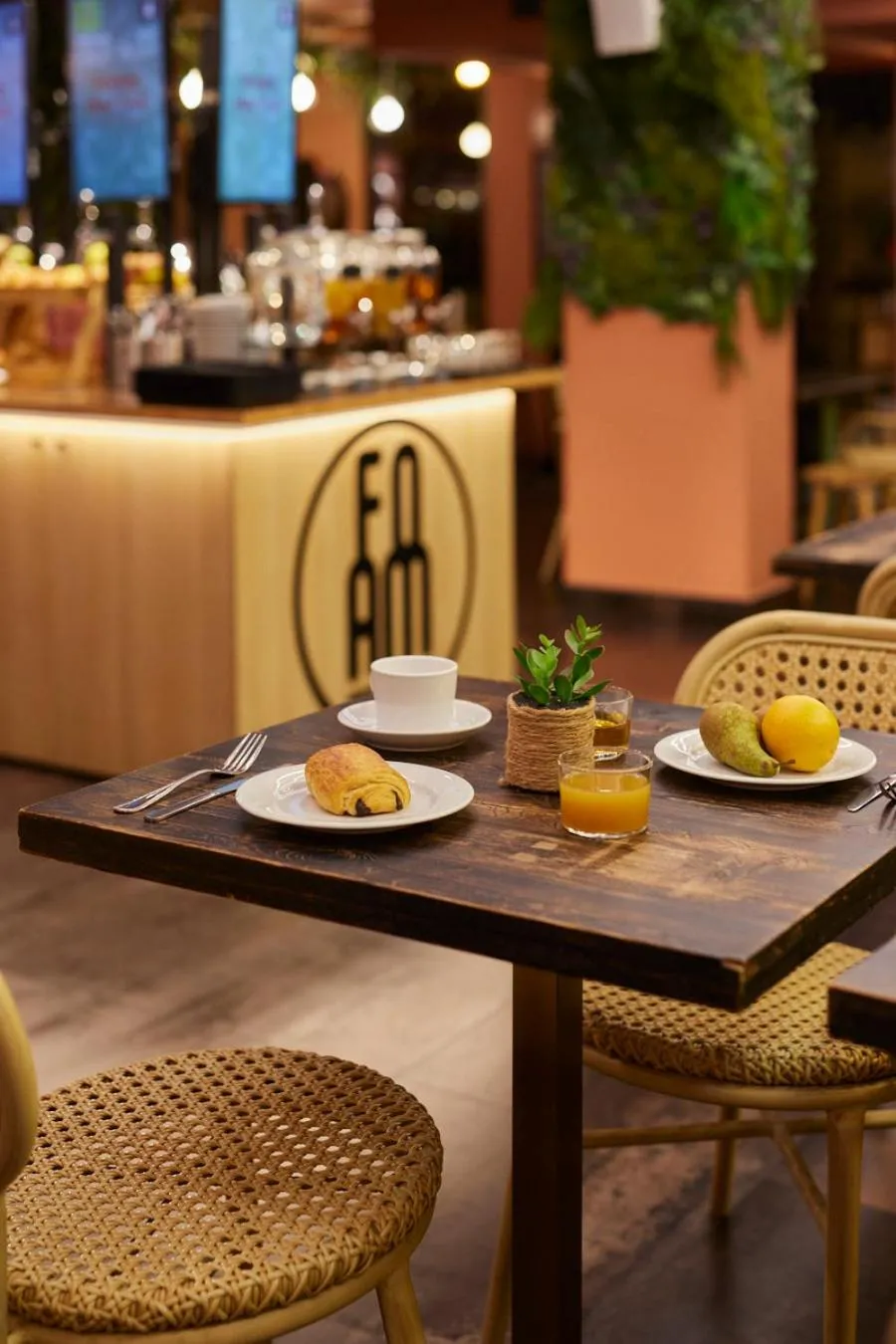 Buffet breakfast in Hotel du Pin Nice Port