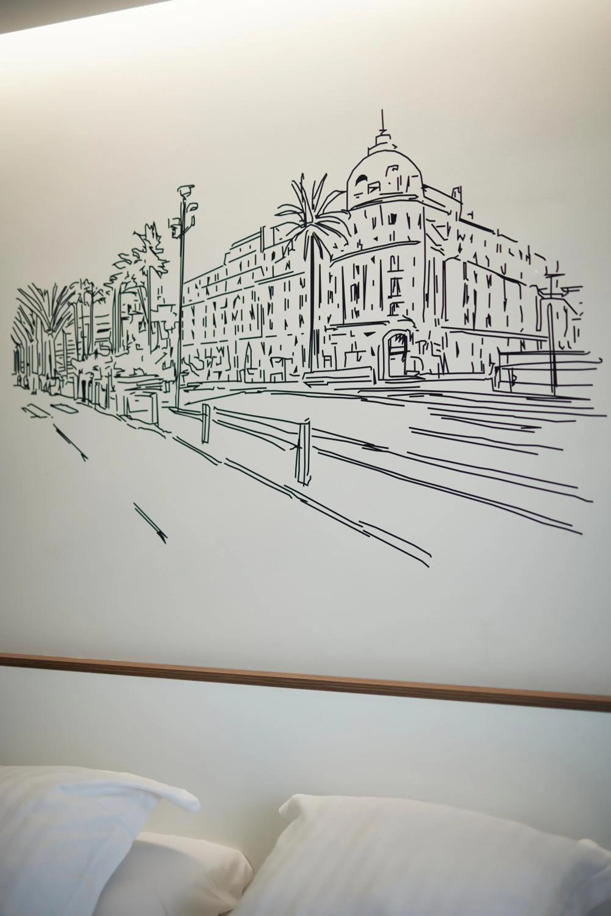 Bedroom, Bed in Hotel du Pin Nice Port