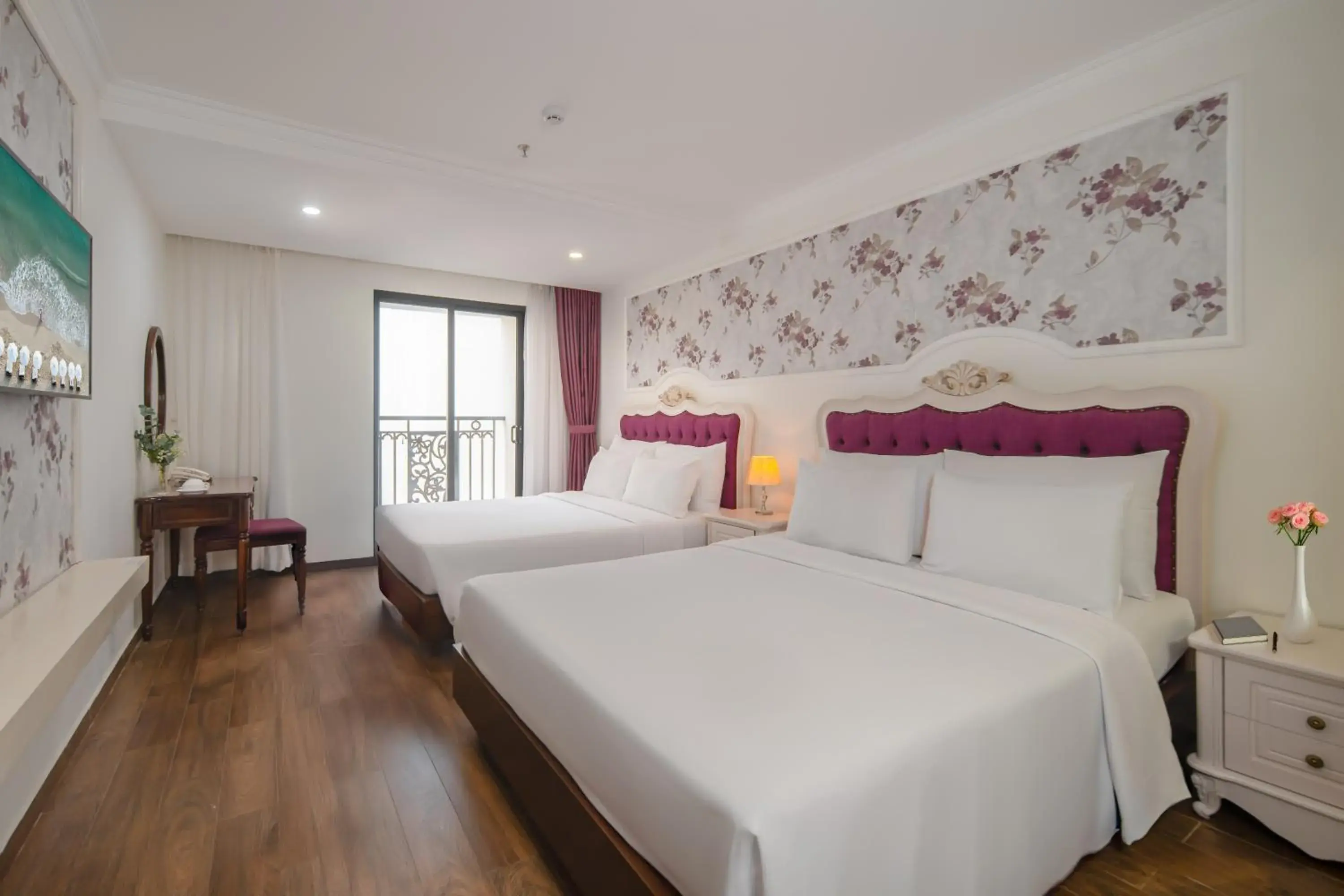 Executive Family City View with Balcony in Bonjour Nha Trang Hotel Executive Family City View with Balcony in Bonjour Nha Trang Hotel