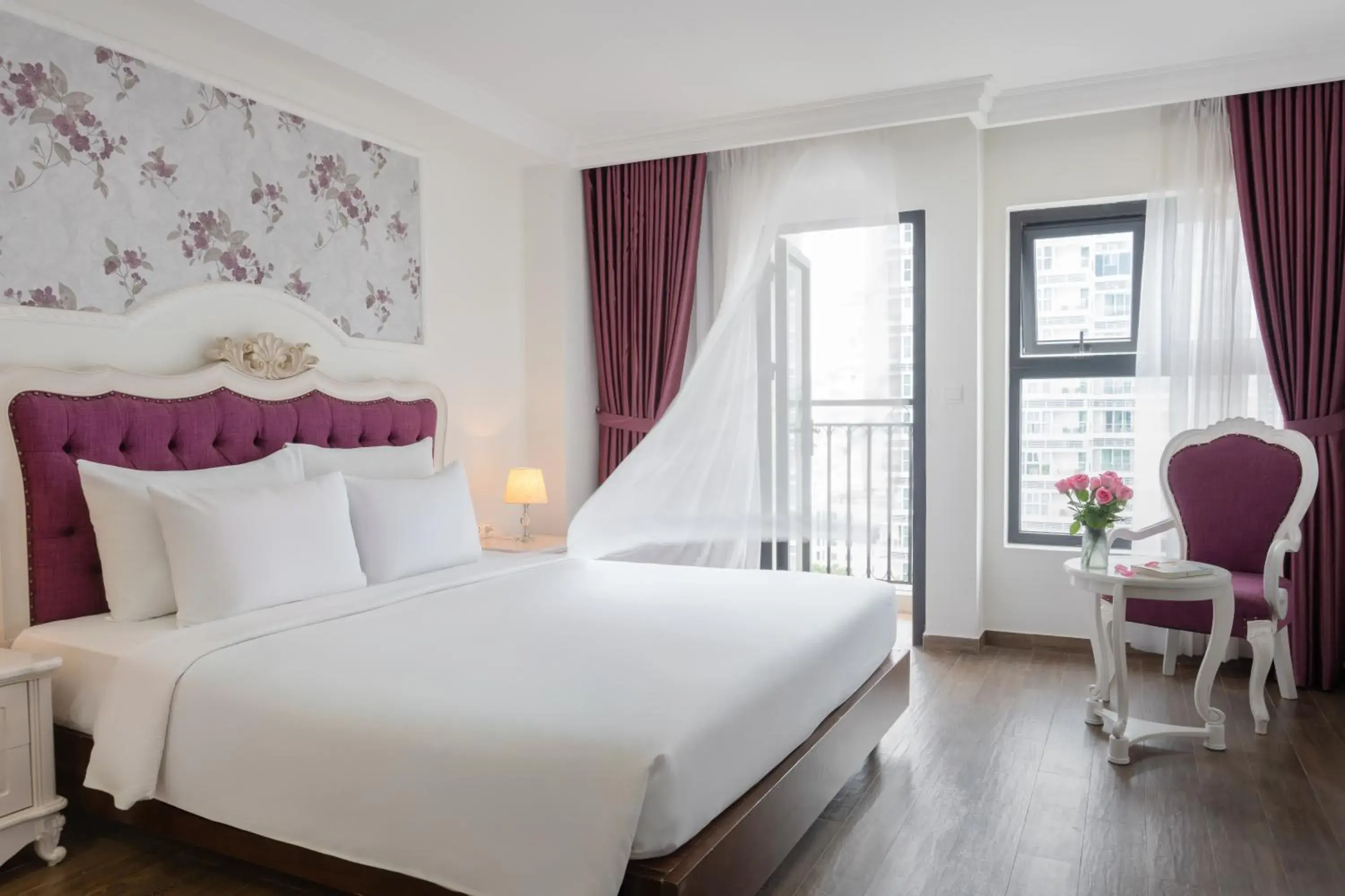 Premier Double City View With Balcony in Bonjour Nha Trang Hotel Premier Double City View With Balcony in Bonjour Nha Trang Hotel