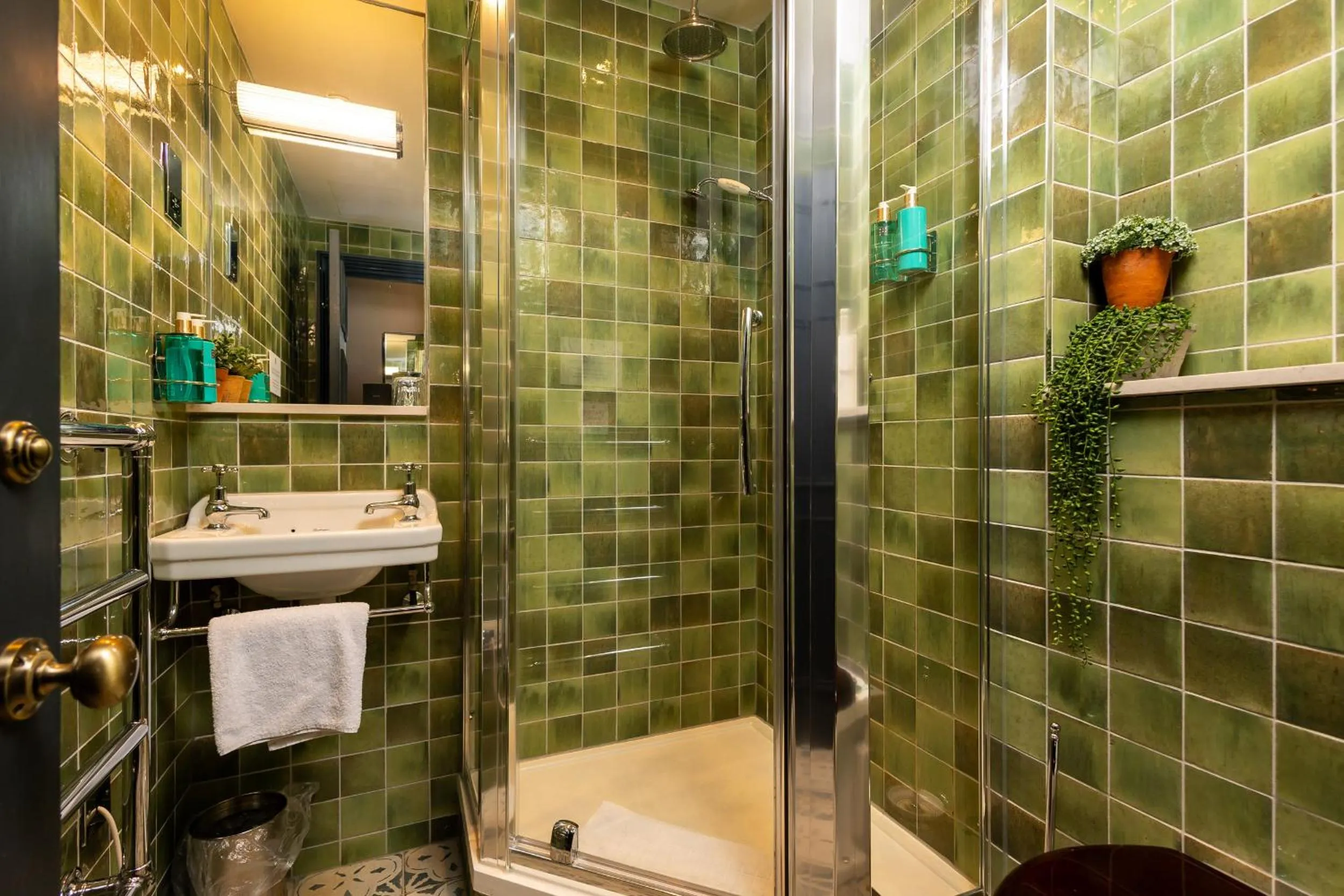 Shower in Salisbury Arms Hotel