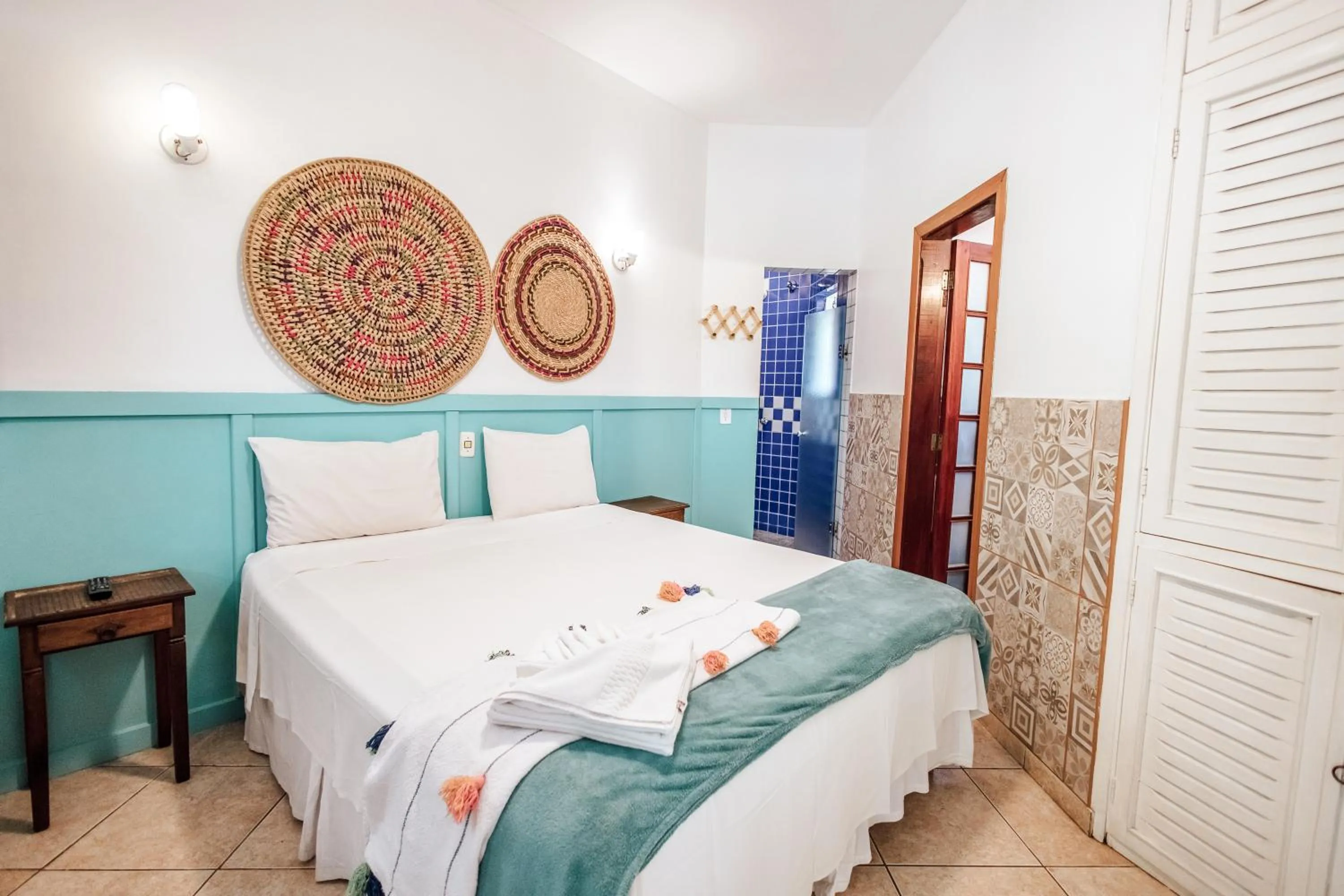 Bed in VELINN Pousada Santa Tereza