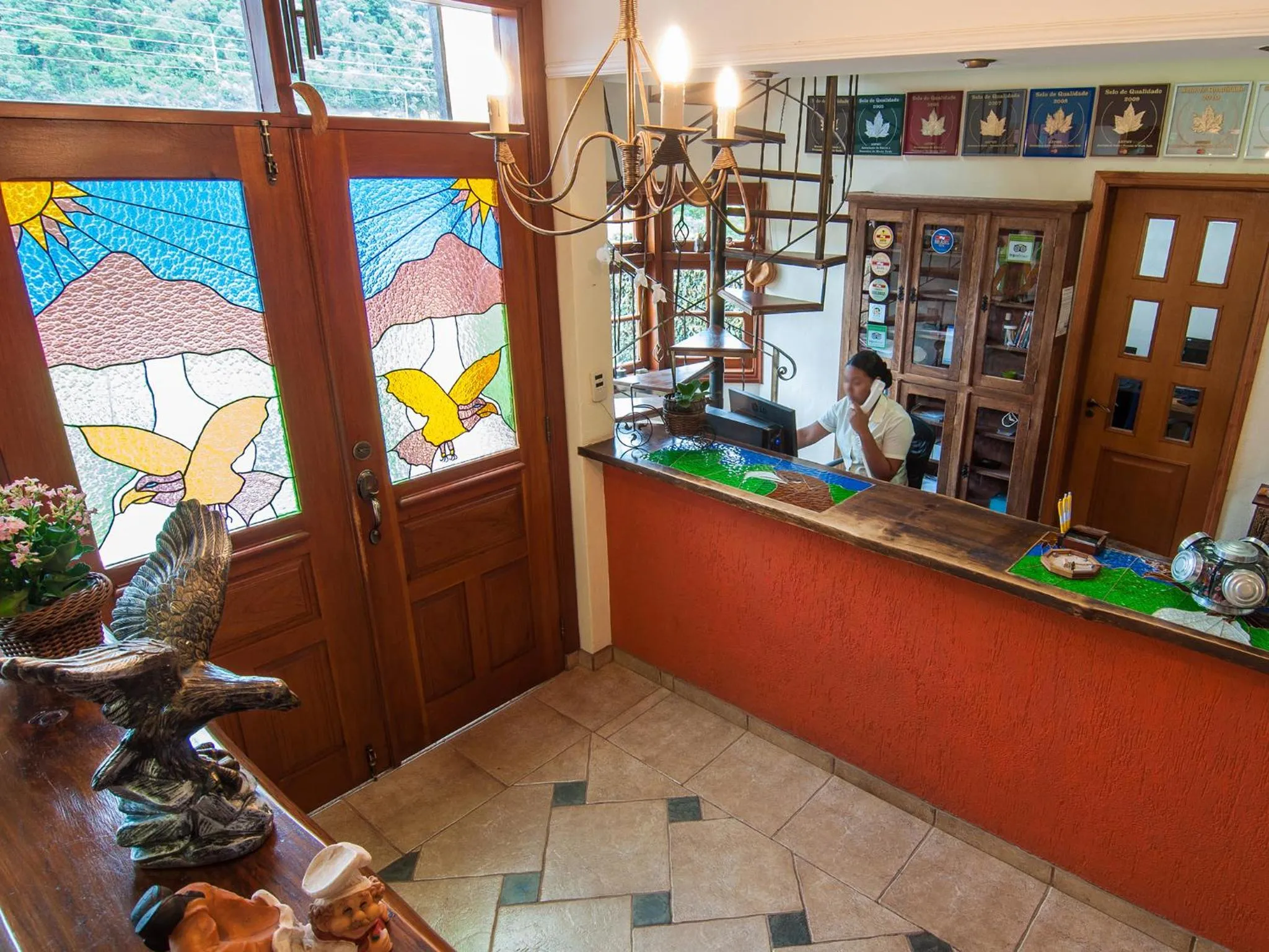 Facade/entrance in Pousada Aguia Dourada