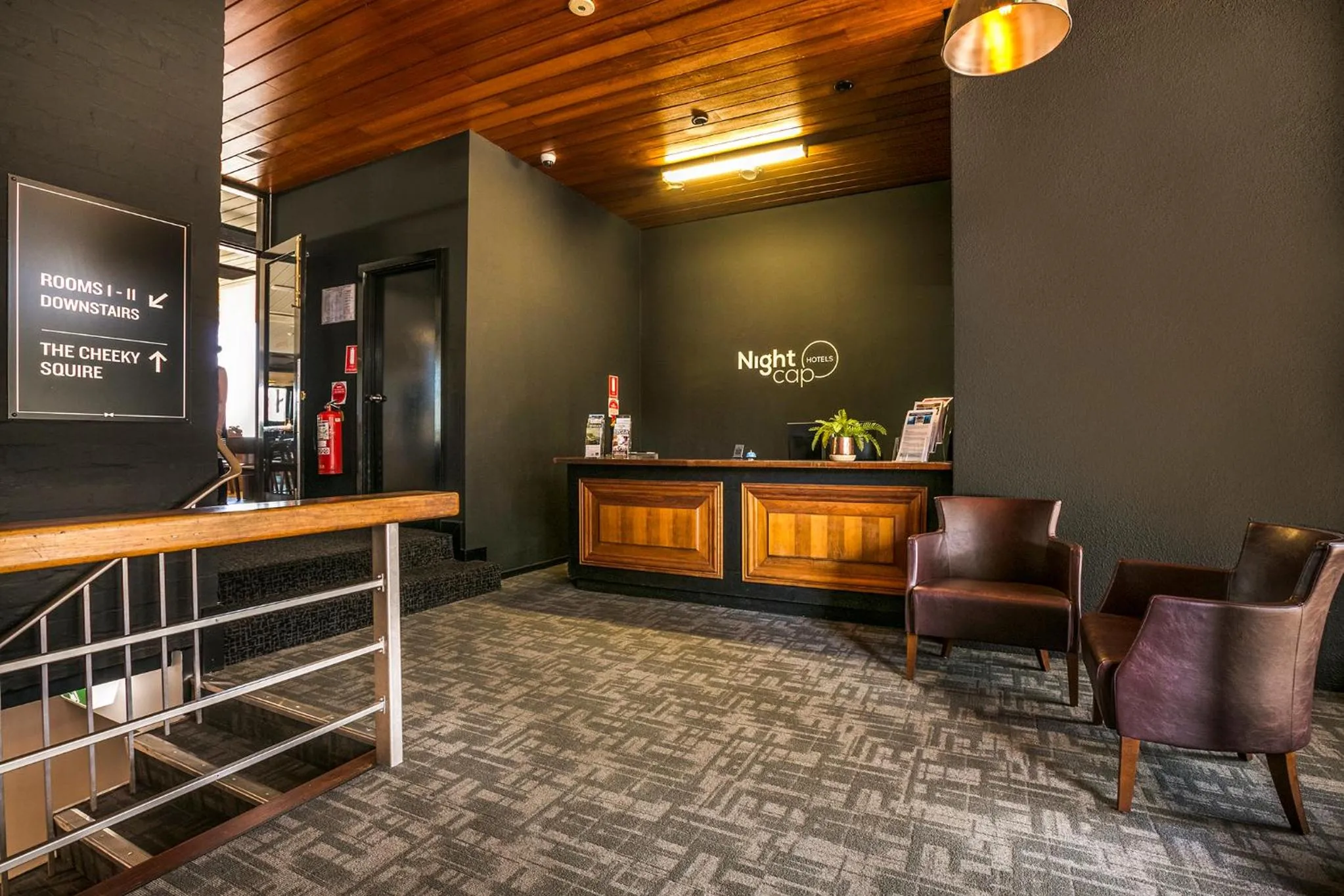 Lobby or reception in Nightcap at The Cheeky Squire