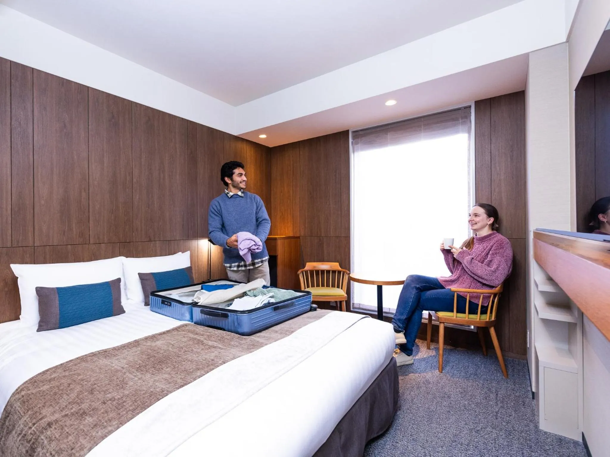 Photo of the whole room, Bed in Tokyu Stay Sapporo