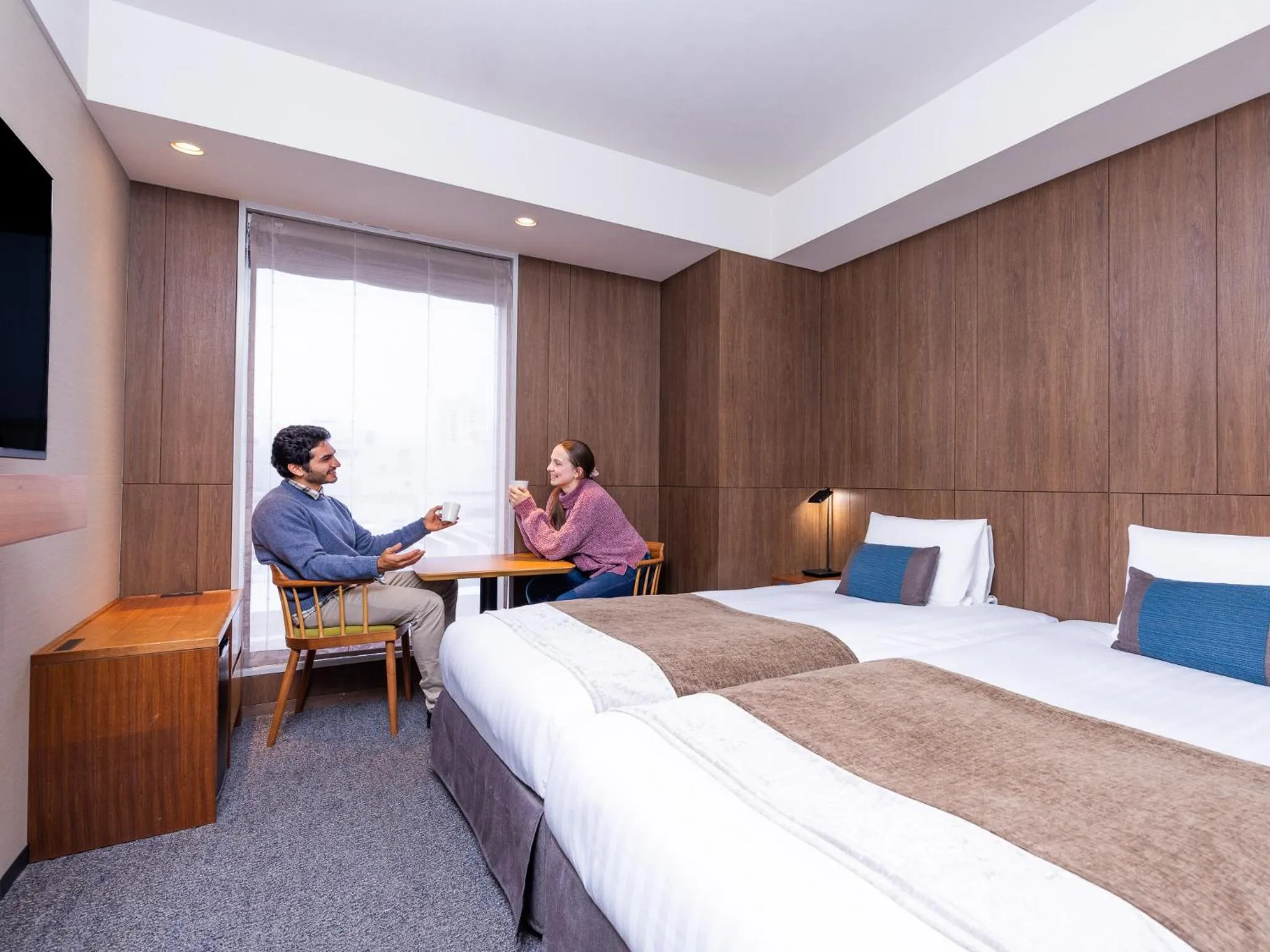 Photo of the whole room, Bed in Tokyu Stay Sapporo