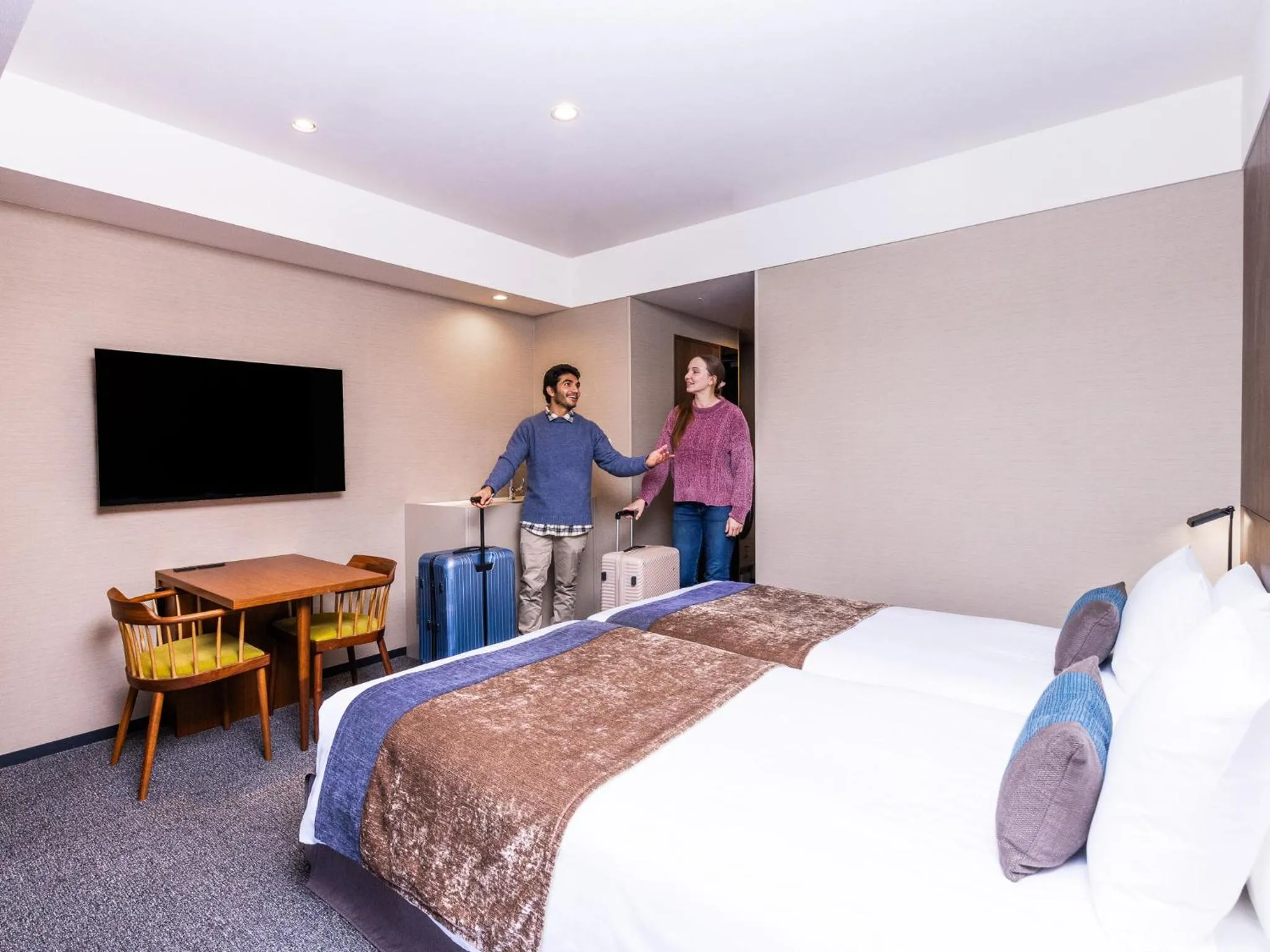 Photo of the whole room, Bed in Tokyu Stay Sapporo