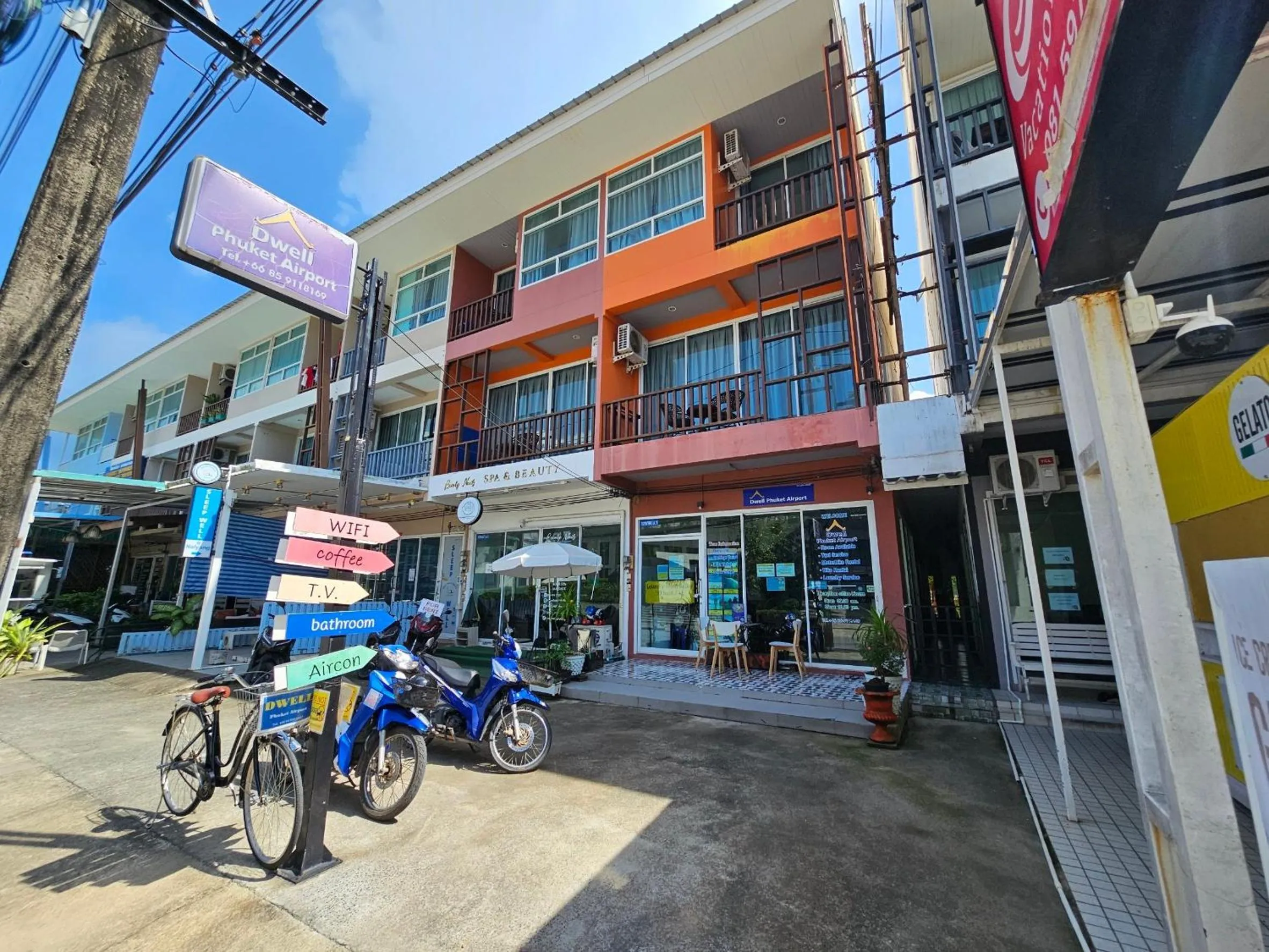 Property building in Dwell Phuket Airport Hotel at Naiyang