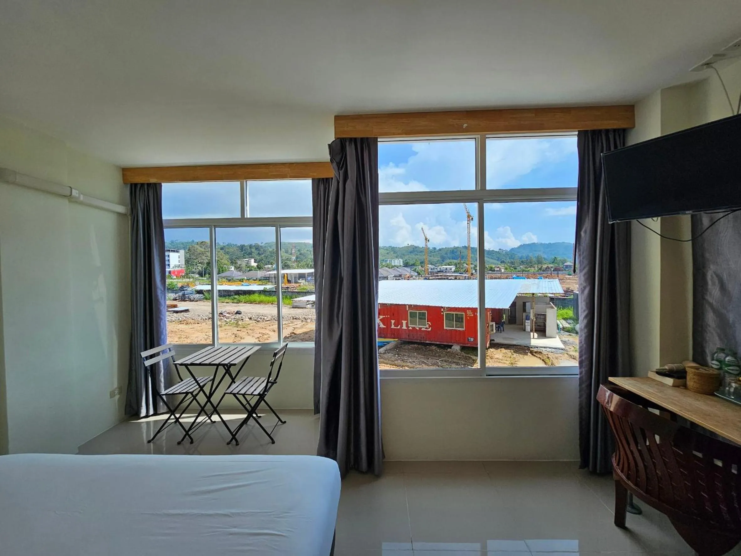 View (from property/room), Bed in Dwell Phuket Airport Hotel at Naiyang