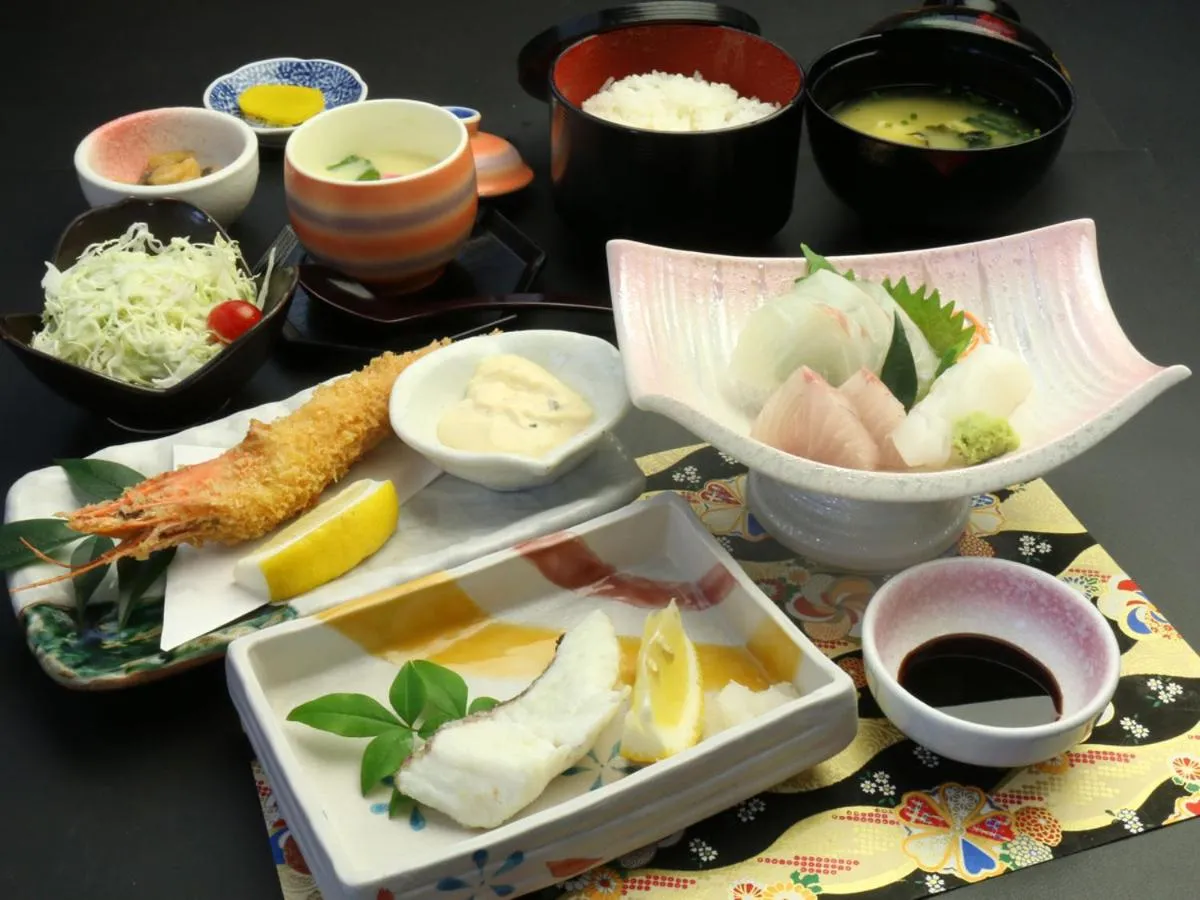 Food close-up in Business Hotel Amakusa