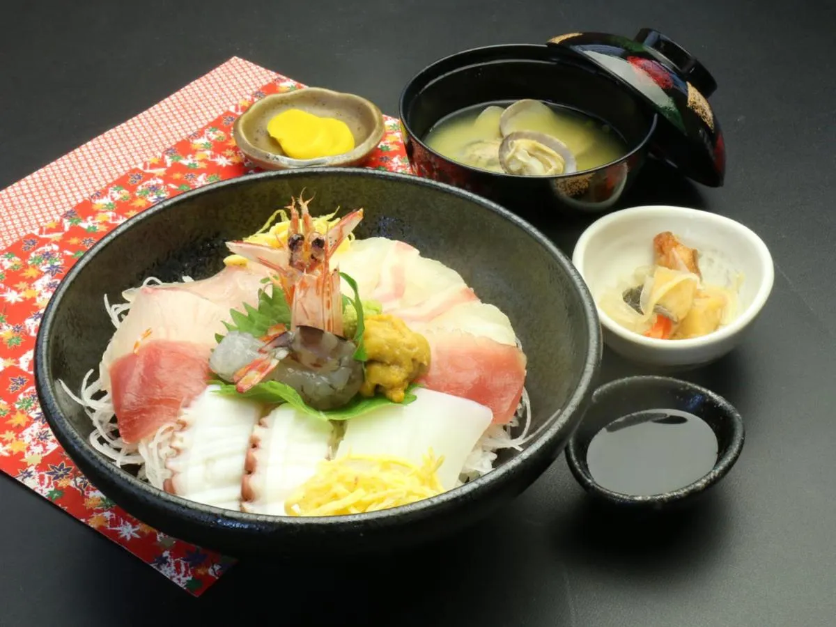 Food close-up in Business Hotel Amakusa