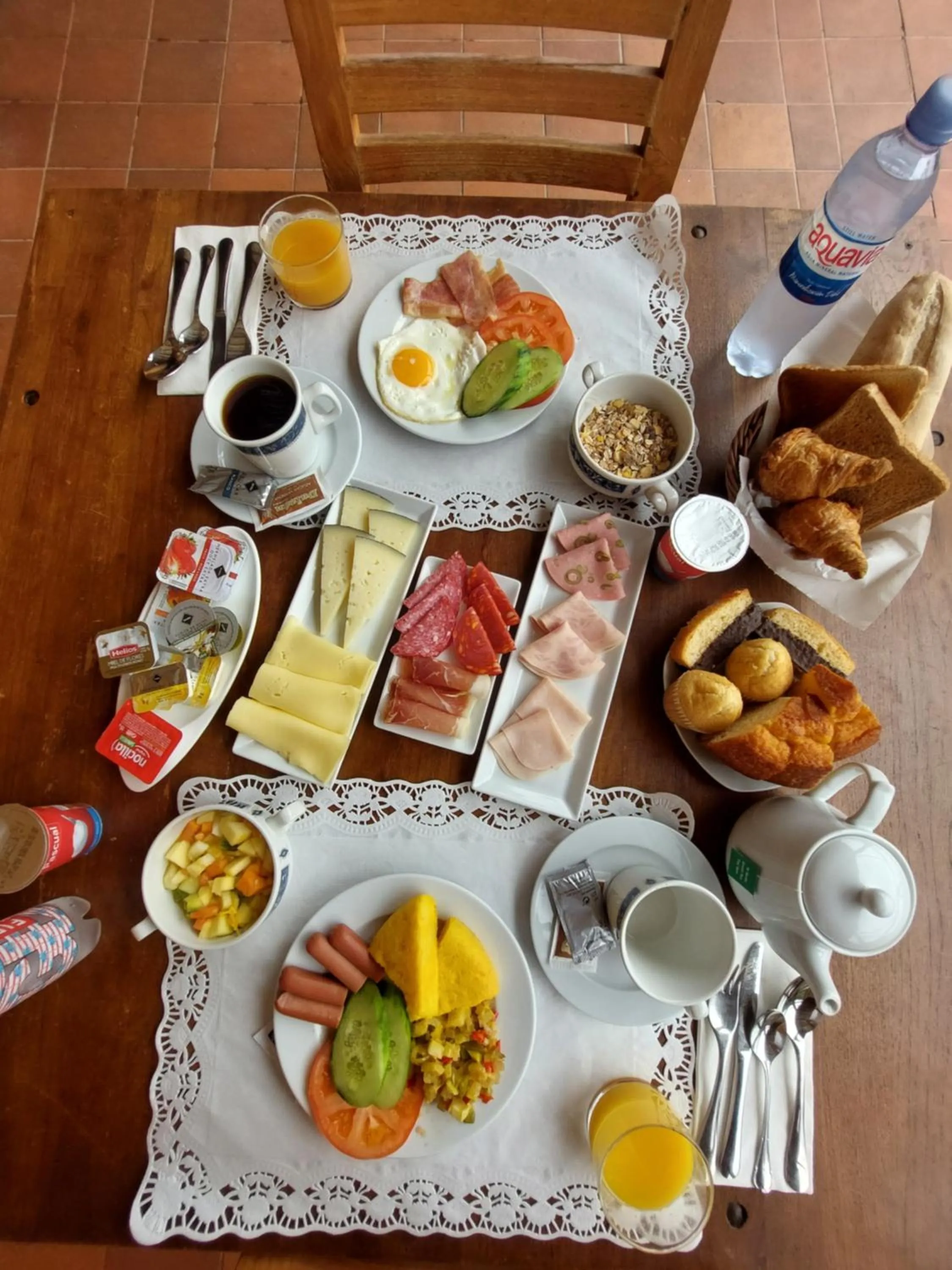 Breakfast in Hotel Rural El Mondalón