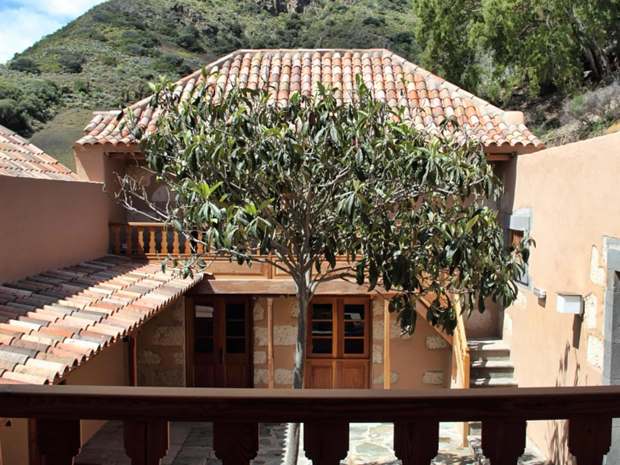 Patio in Hotel Rural El Mondalón