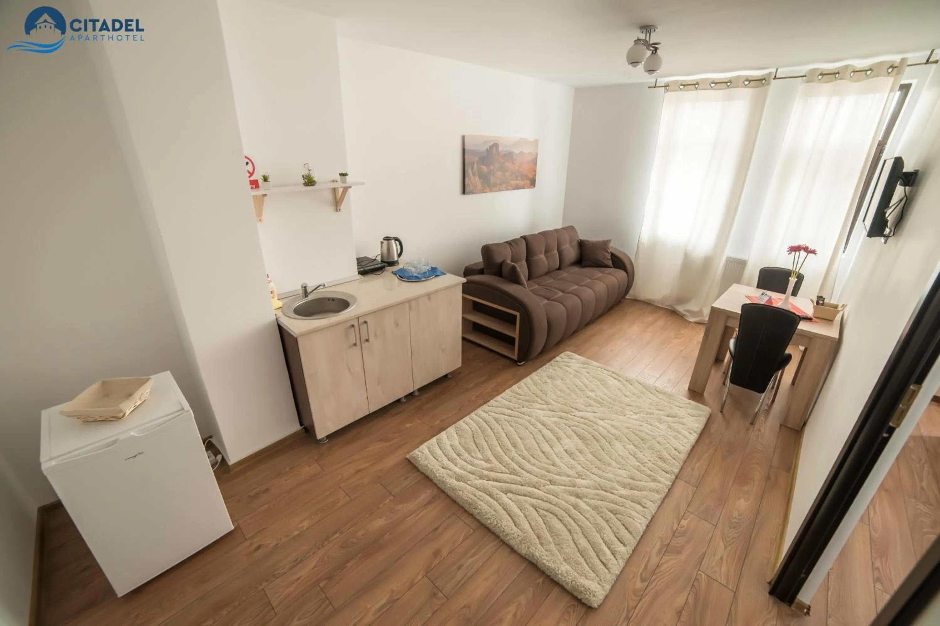 Living room in Citadel Aparthotel