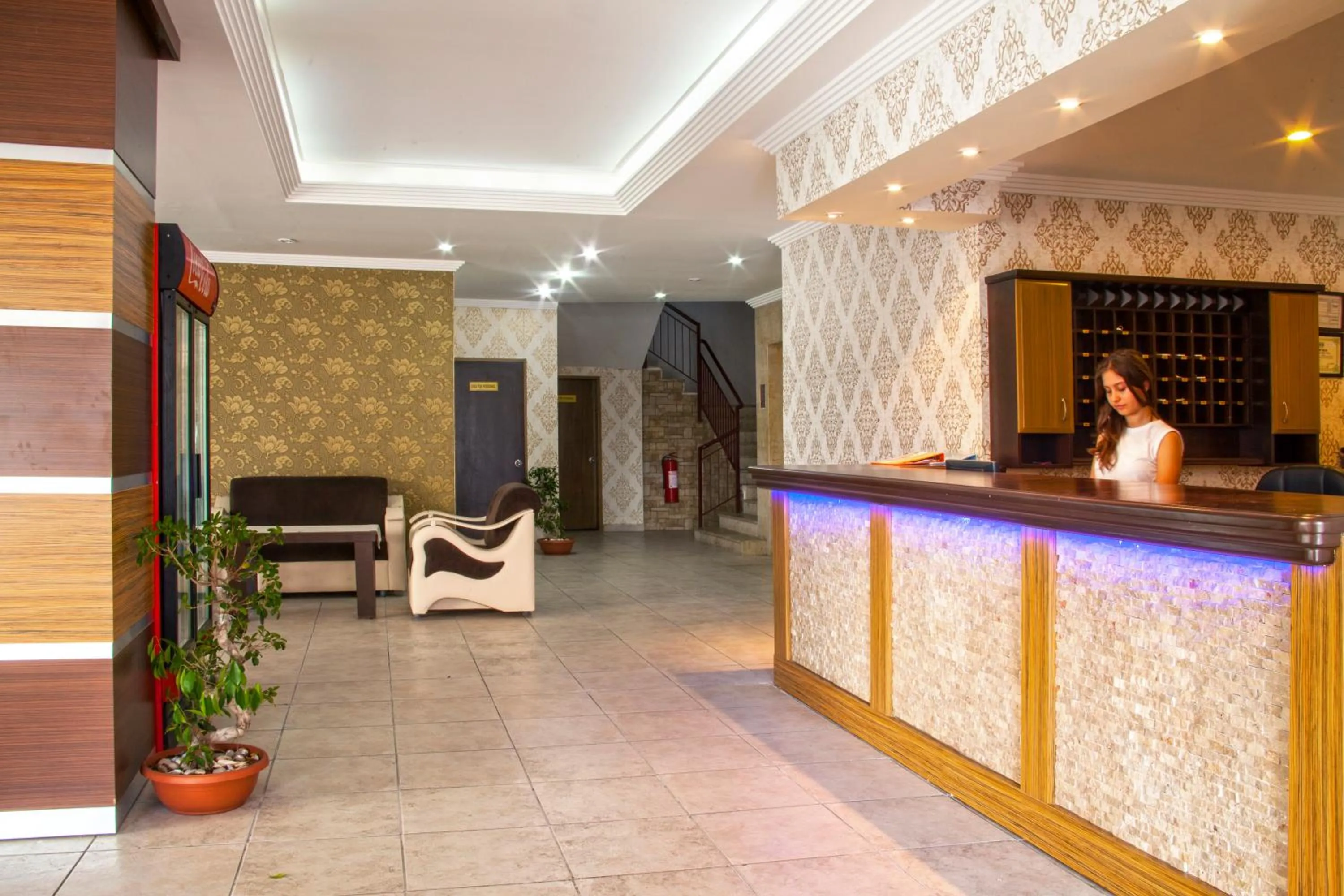 Lobby or reception, Lobby/Reception in Kleopatra Aytur Apart Hotel