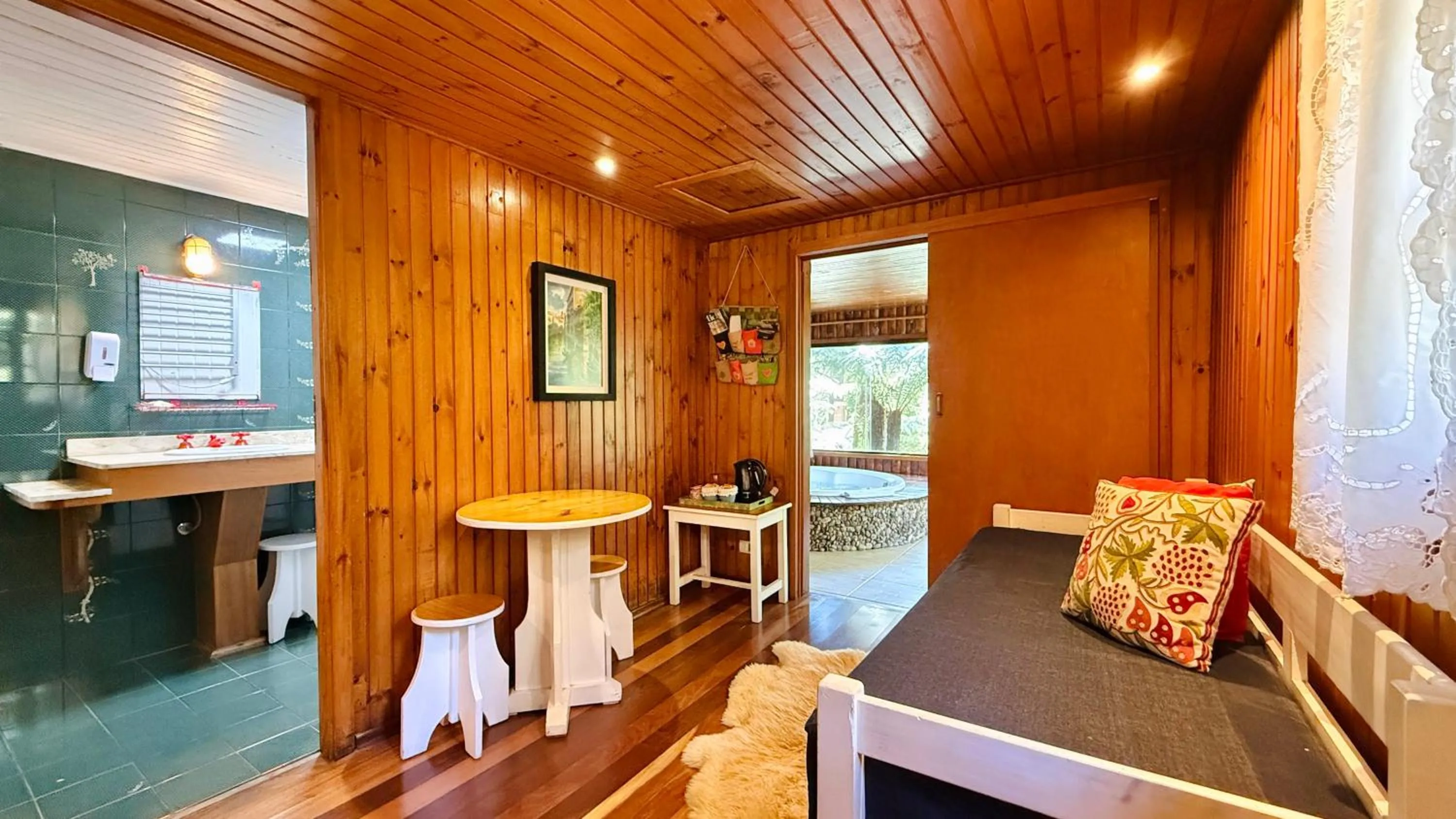 Seating area in Pousada Villa D'Amore