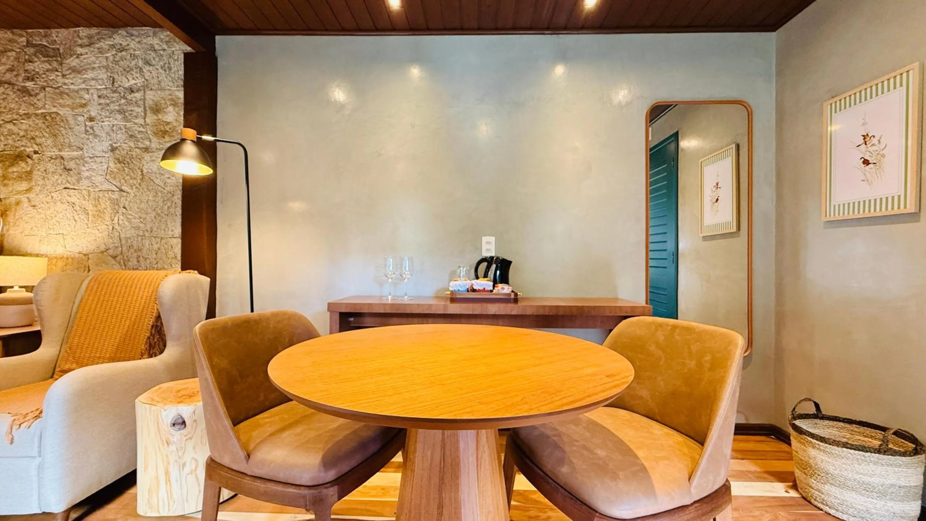 Seating area in Pousada Villa D'Amore