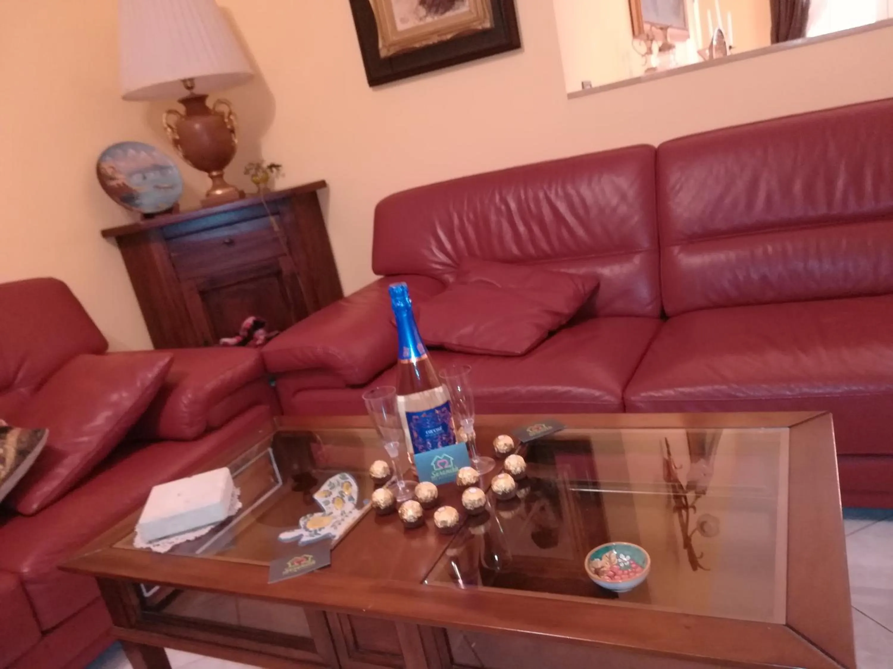 Living room in B&B Serenità