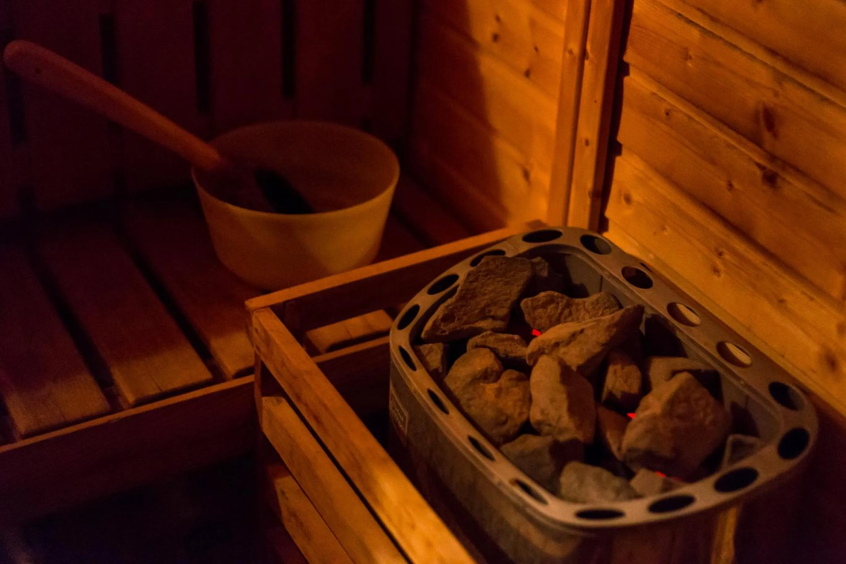 Sauna in Nevros Hotel Resort and Spa Limni Plastira
