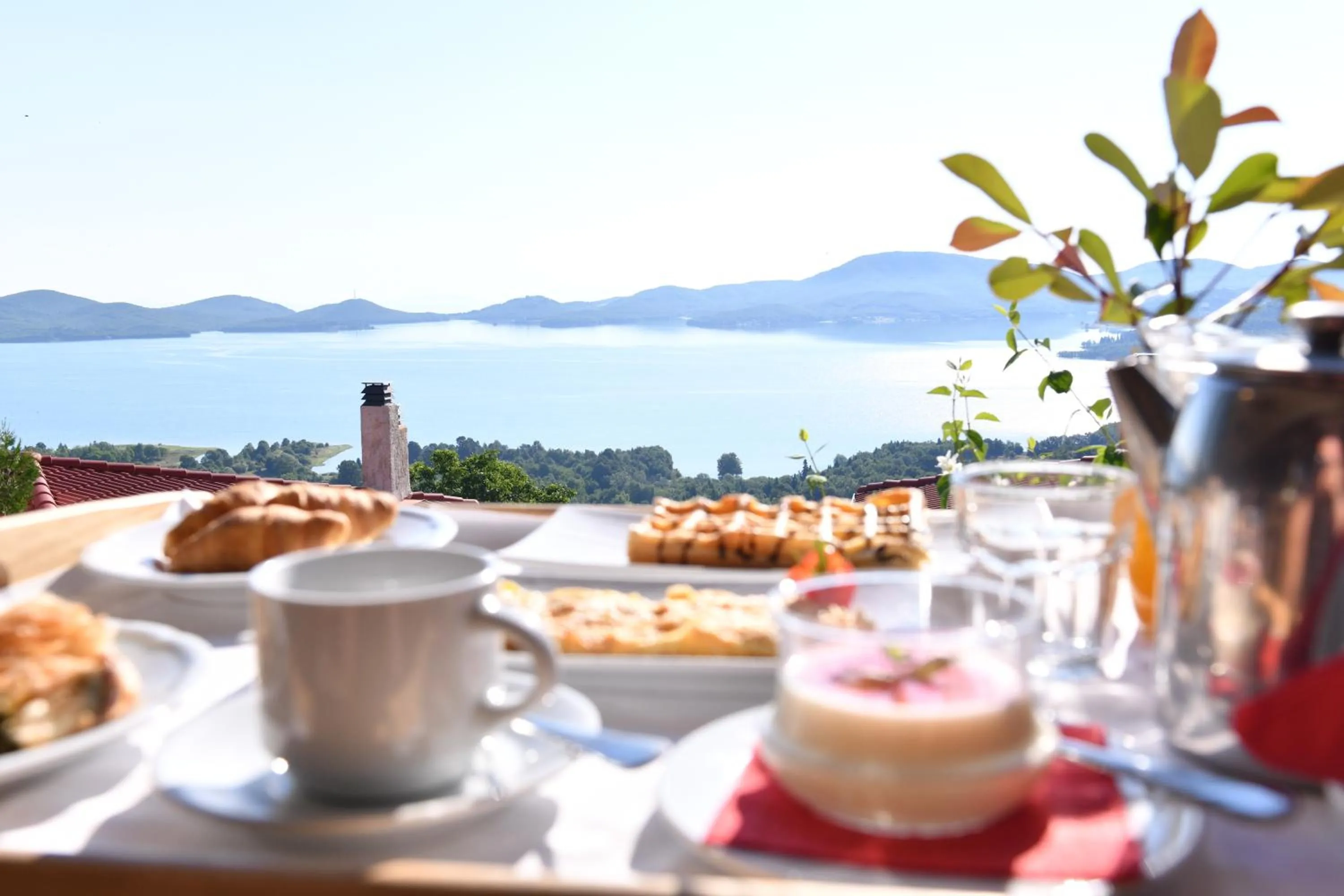 Continental breakfast in Nevros Hotel Resort and Spa Limni Plastira