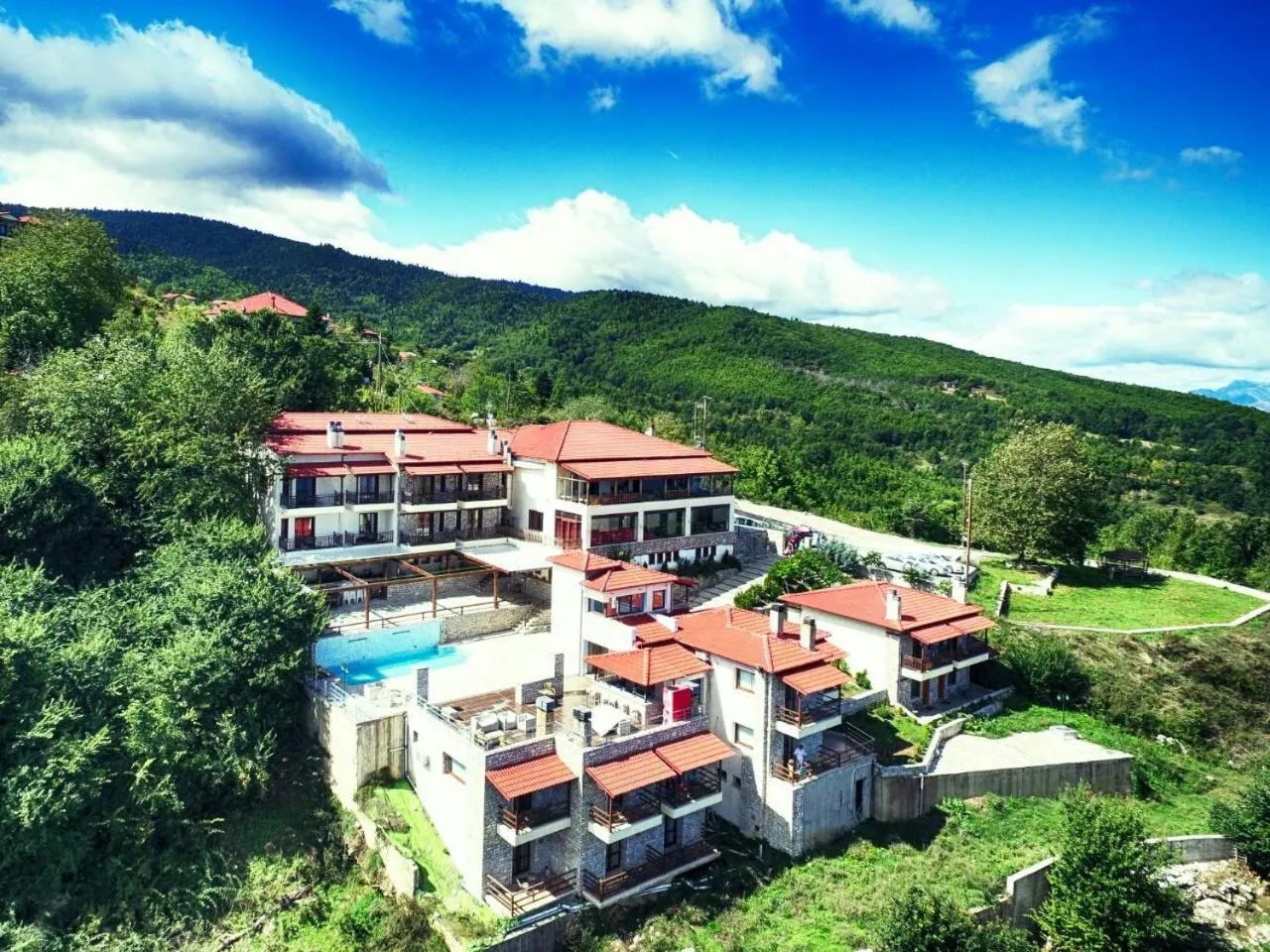 Bird's eye view in Nevros Hotel Resort and Spa Limni Plastira