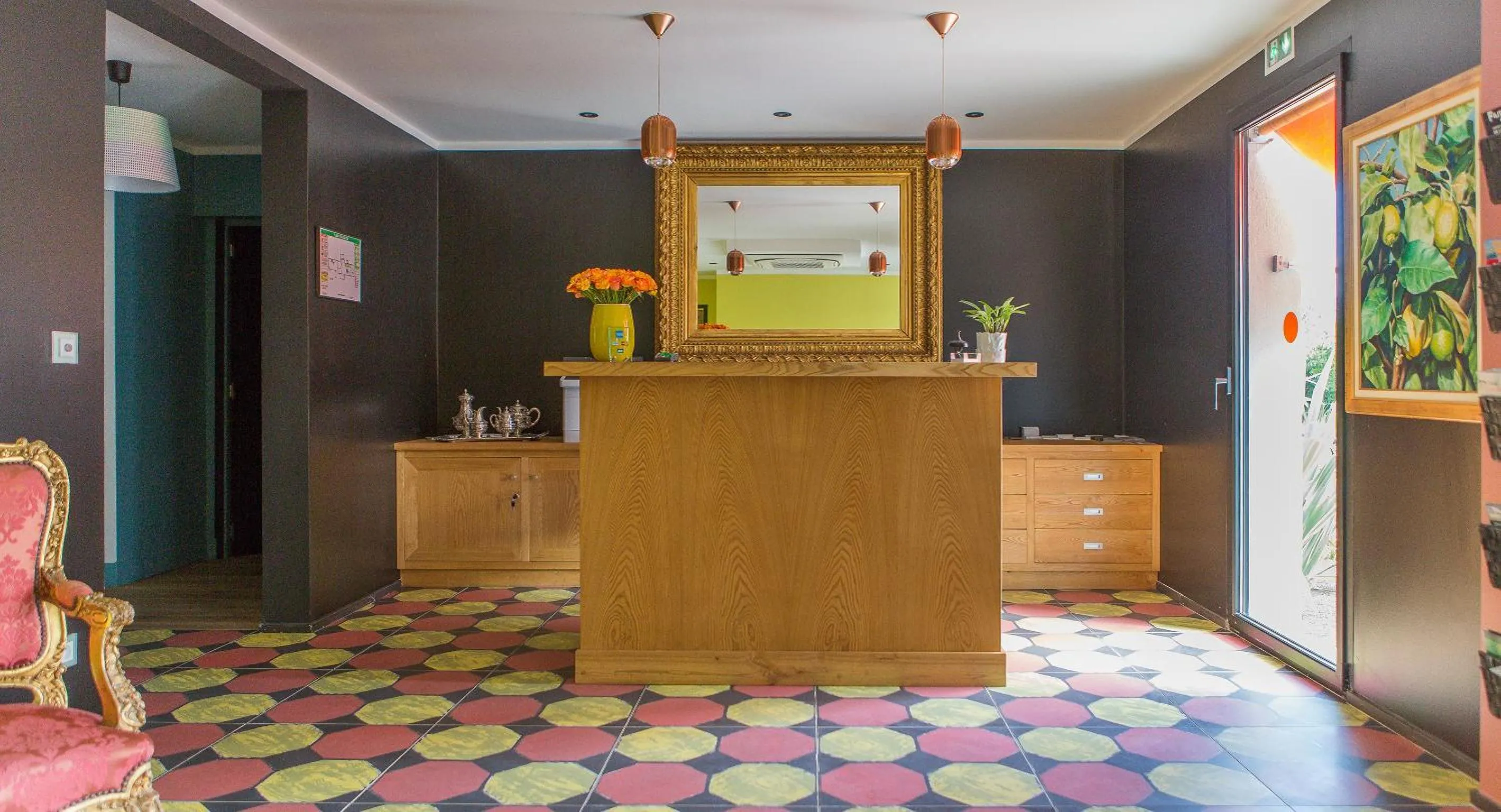 Lobby or reception in Rossi Hôtel