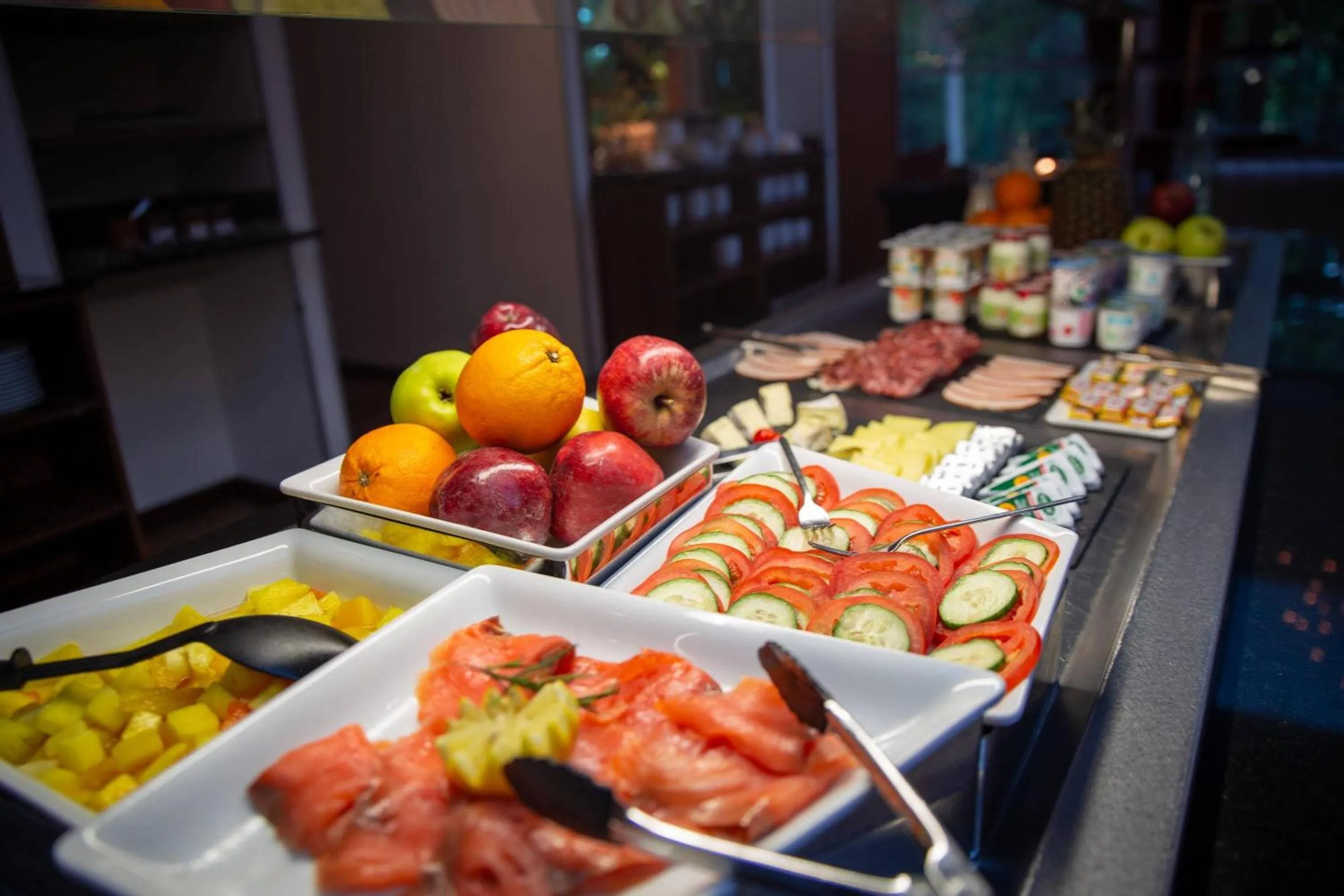 Breakfast in Clarion Paris CDG Airport