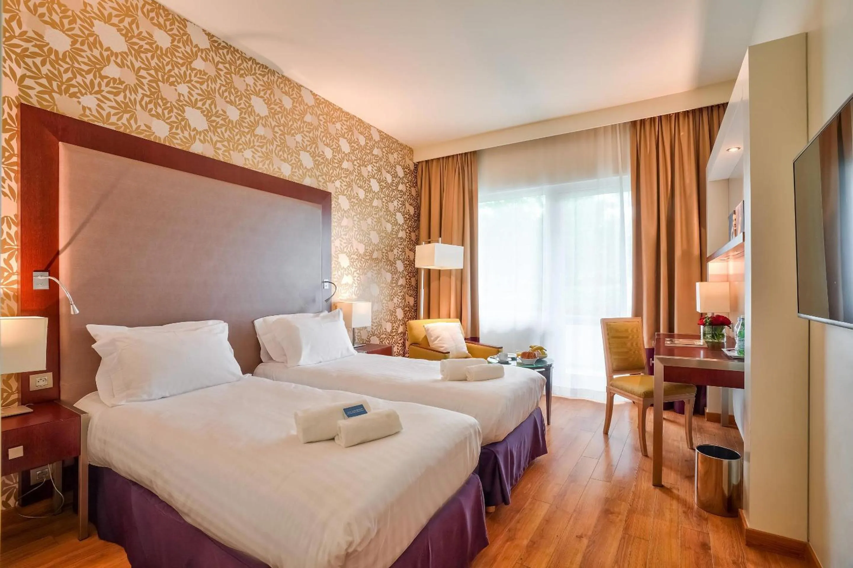 Bedroom, Bed in Clarion Paris CDG Airport