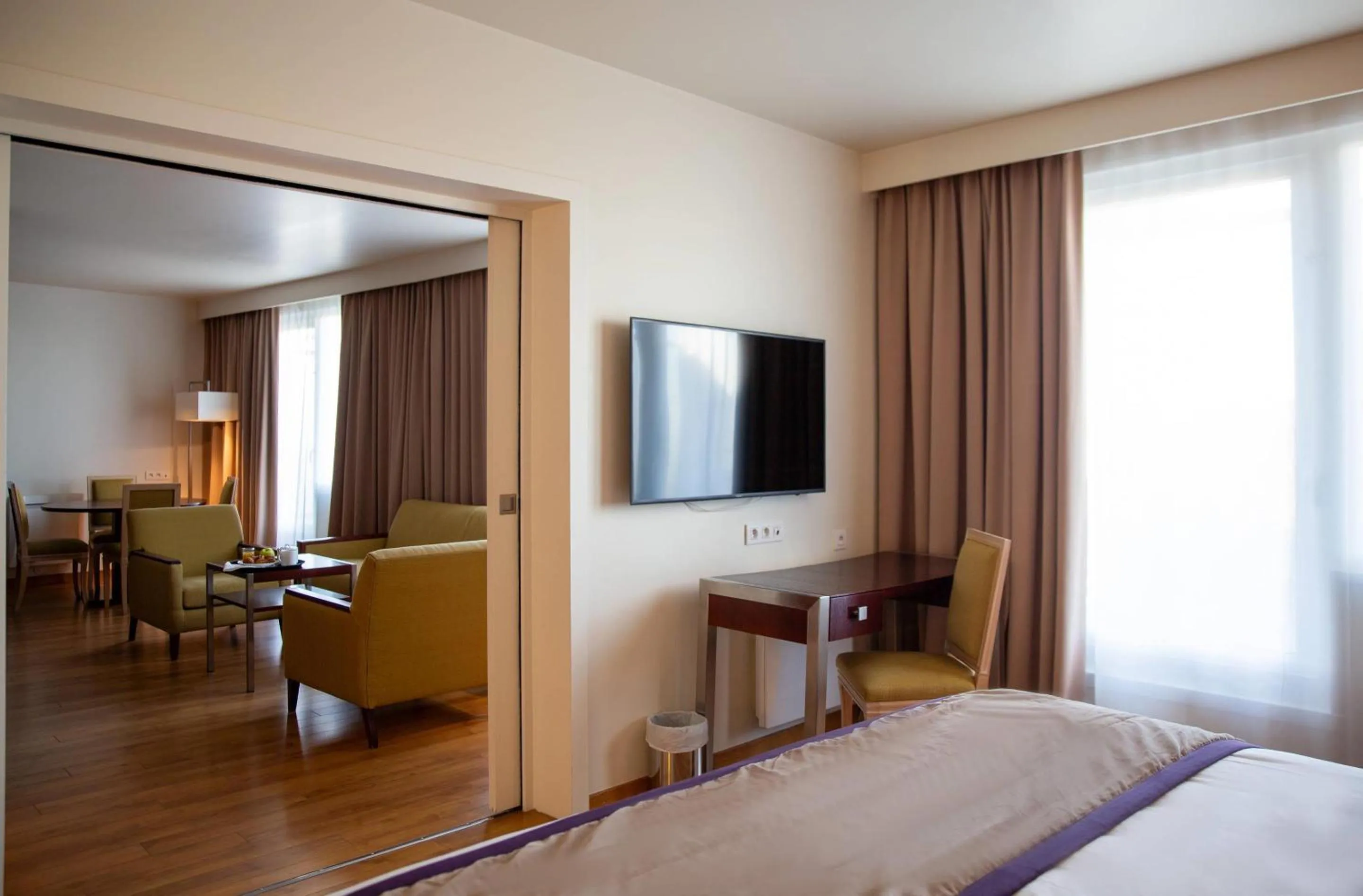 Bedroom, Bed in Clarion Paris CDG Airport