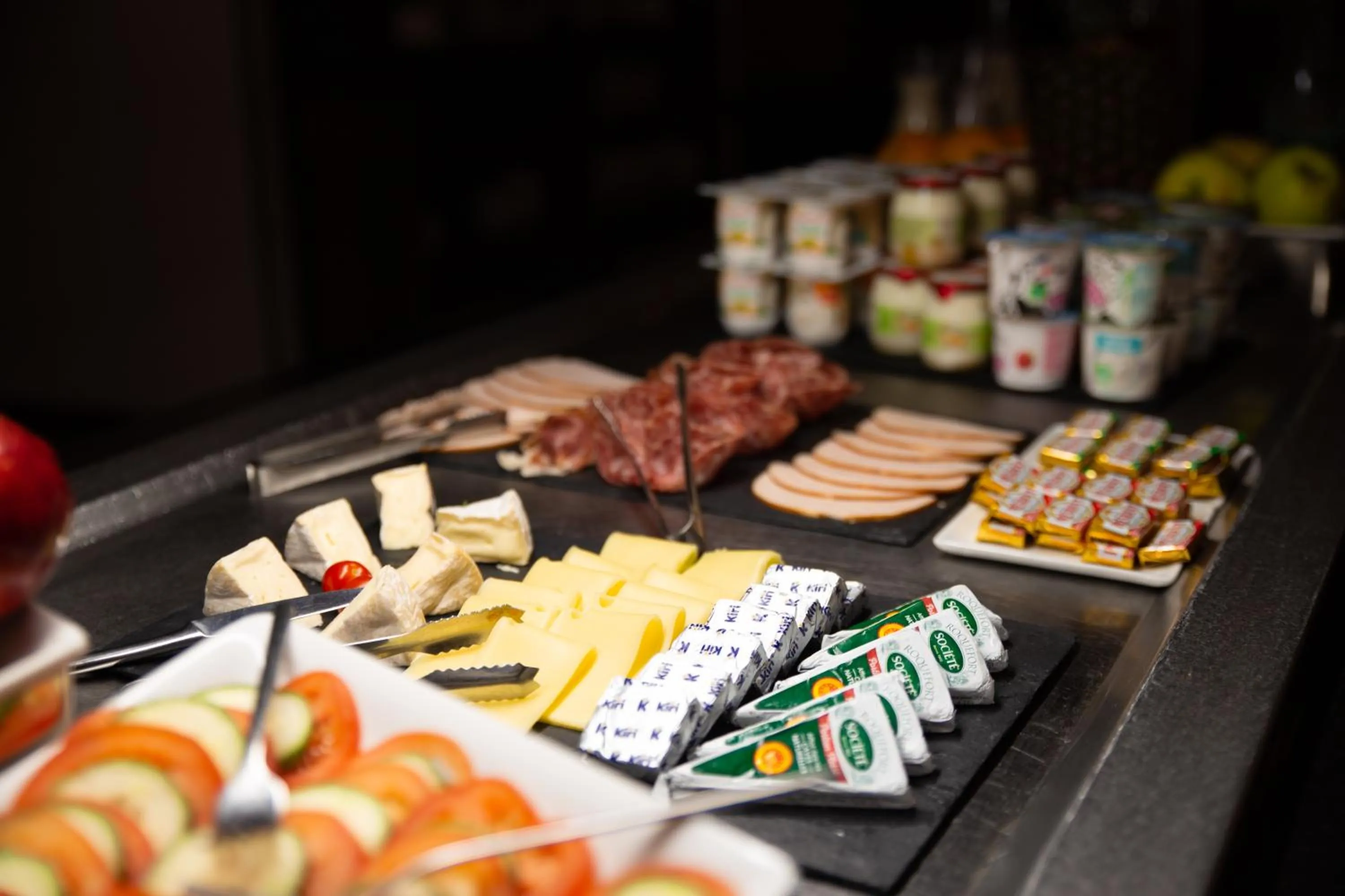 Buffet breakfast in Clarion Paris CDG Airport