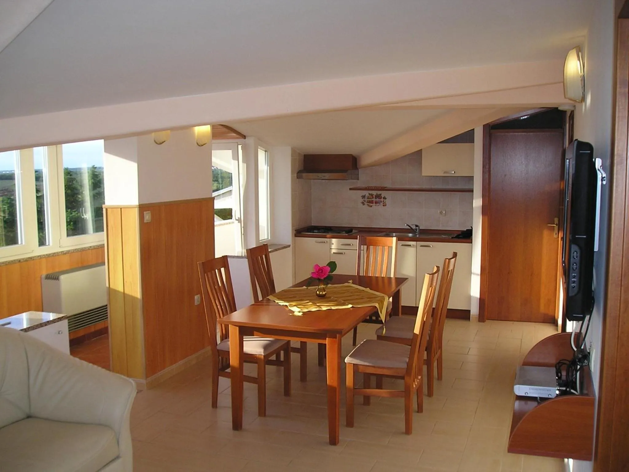 Kitchen or kitchenette in Gargamelo Pension