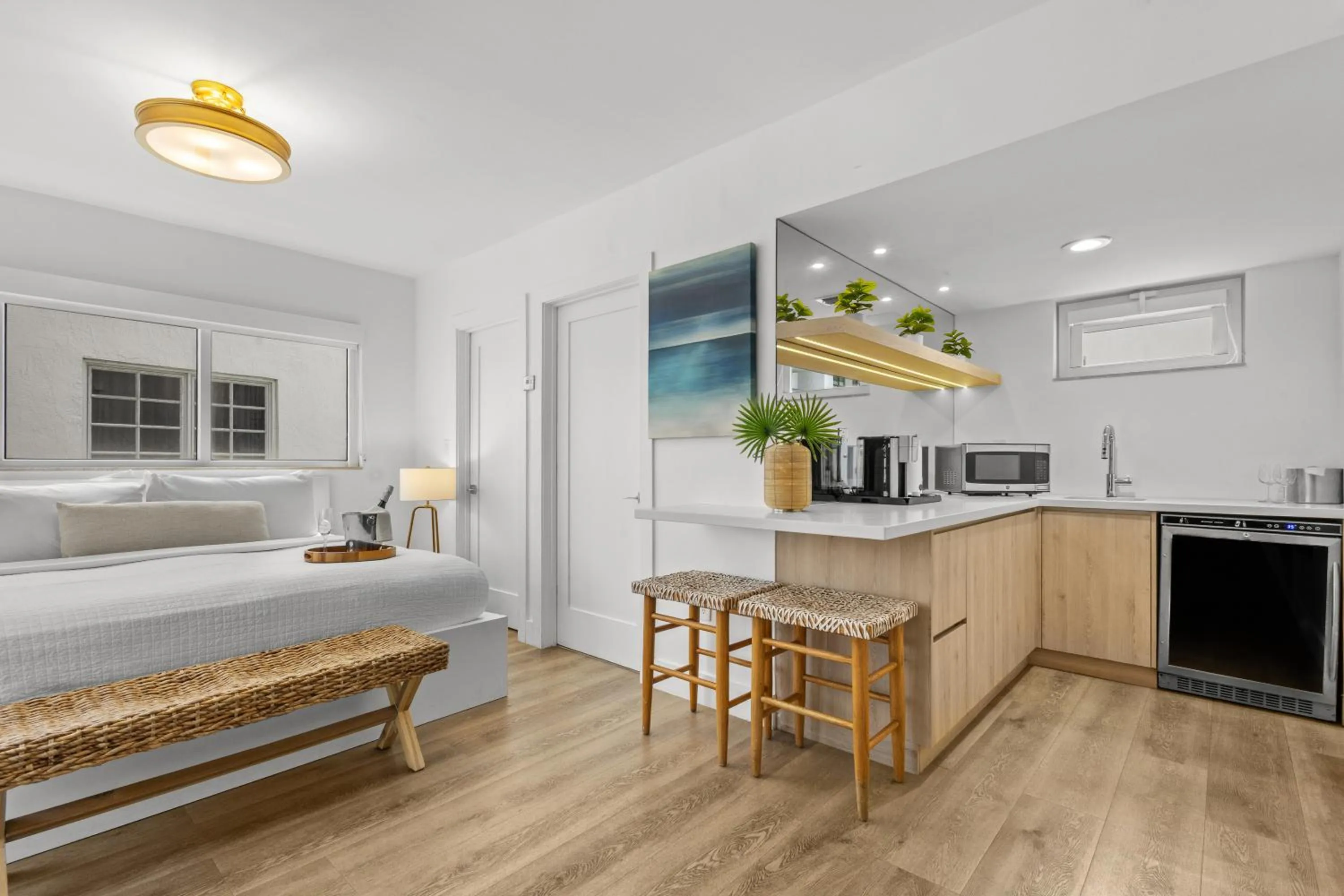 Bed in Bentley Hotel South Beach