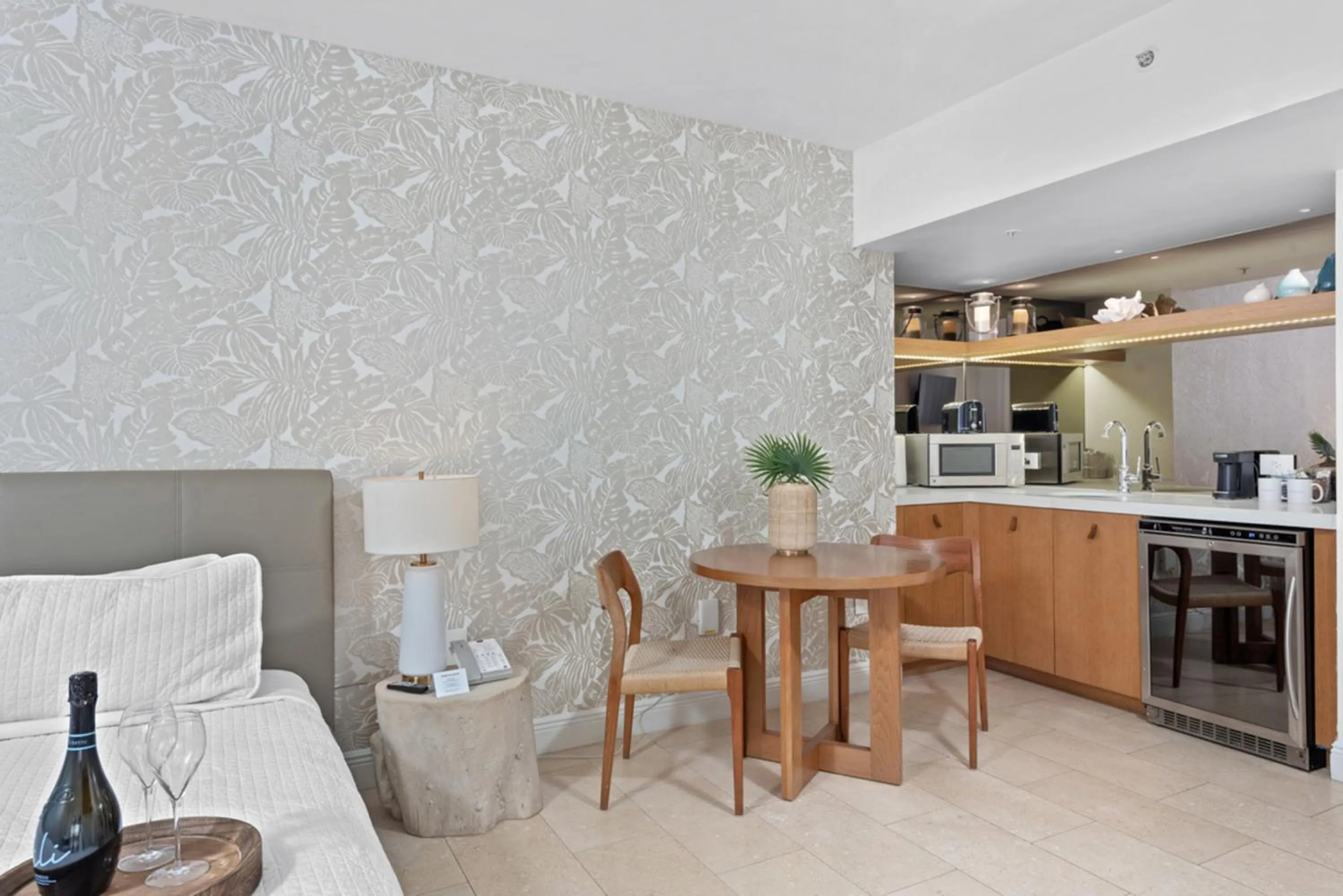 Living room in Bentley Hotel South Beach